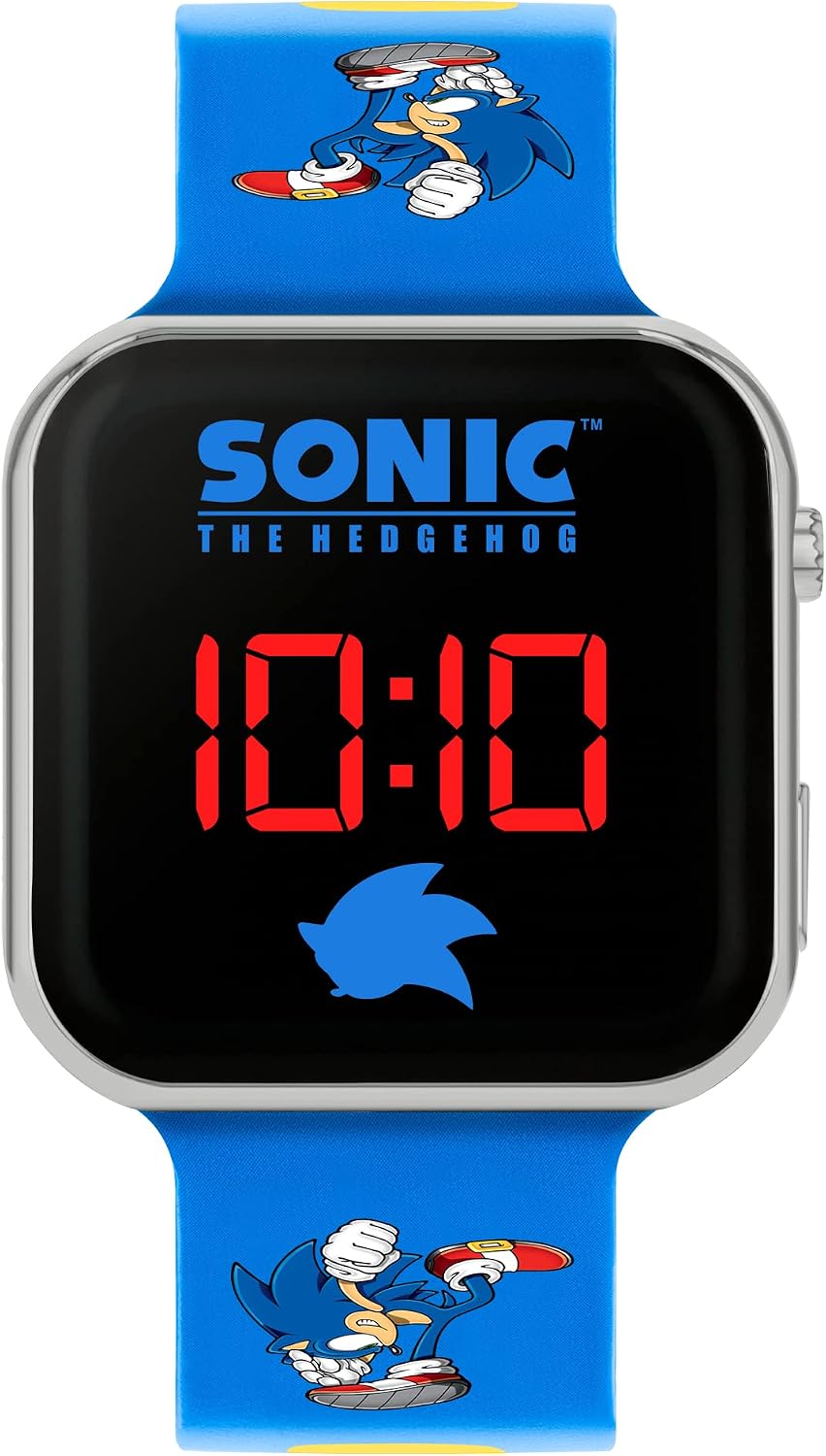 Sonic Boy's Digital Quartz Watch with Silicone Strap SNC4137