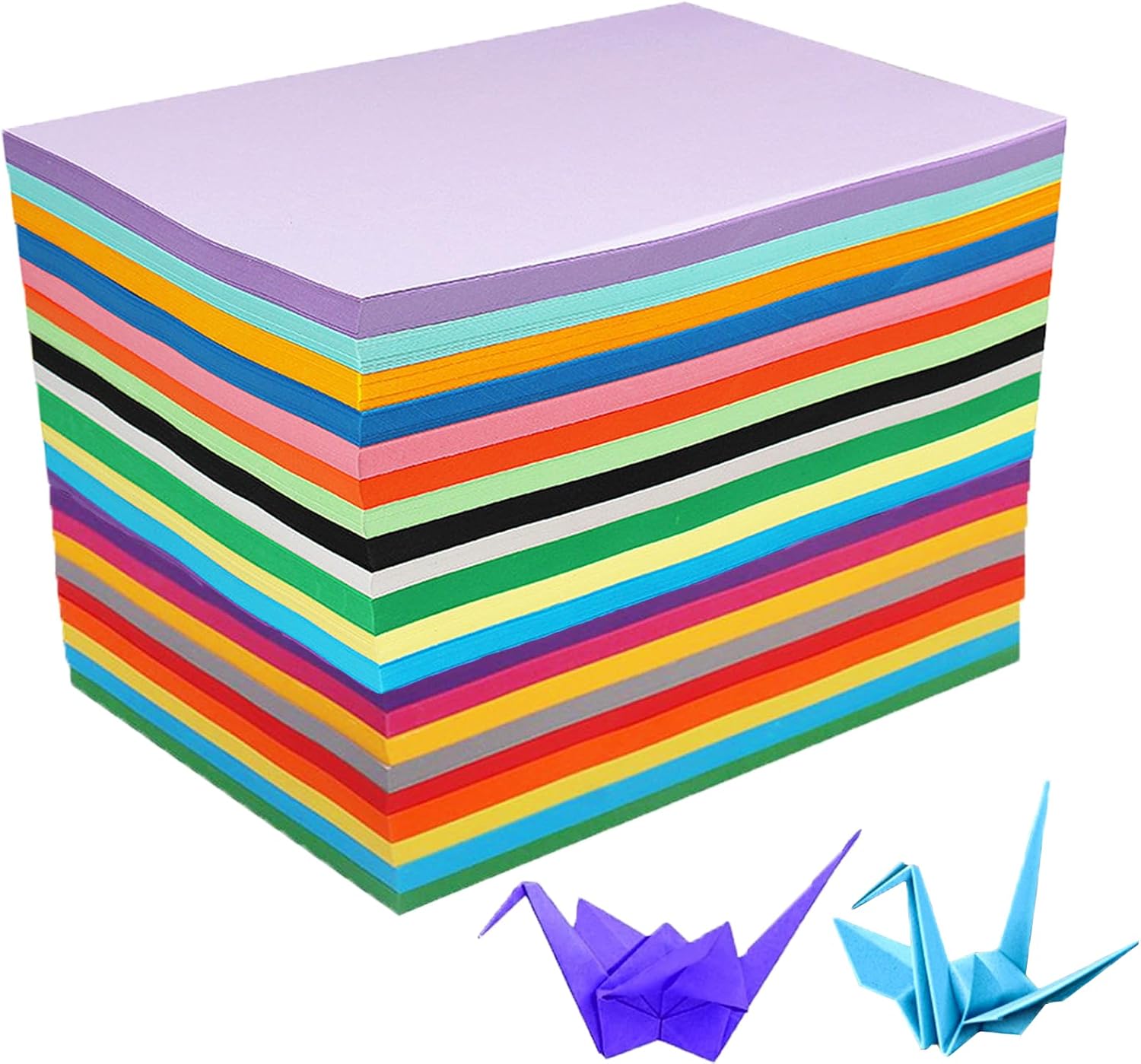LIEASYKE Coloured Card - A4 Assorted Colours, 100 Sheet Pack, 230gsm, More Fun Crafting Decorating Folding Paper, DIY Arts Handmade Origami