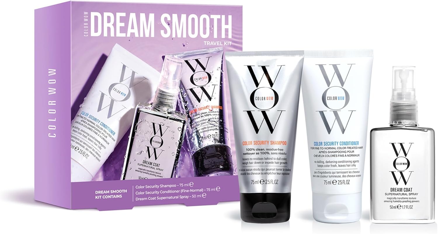 COLOR WOW Dream Coat Supernatural Spray - Keep Your Hair Frizz-Free and Shiny No Matter the Weather with Award-Winning Anti-Frizz Spray