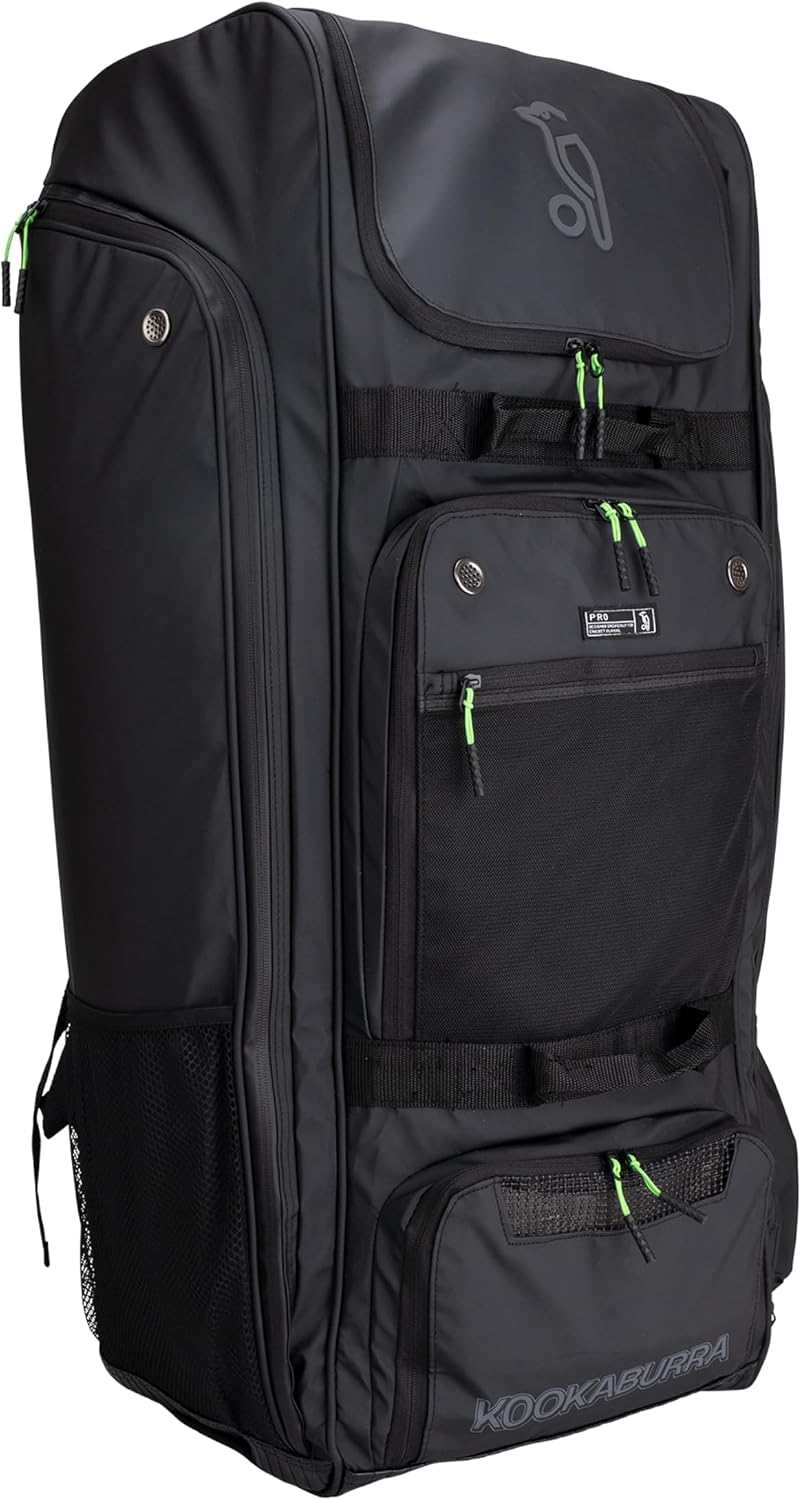 Kookaburra Cricket Pro Players Duffle Bag, 95 cm x 35 cm x 90 cm, Black