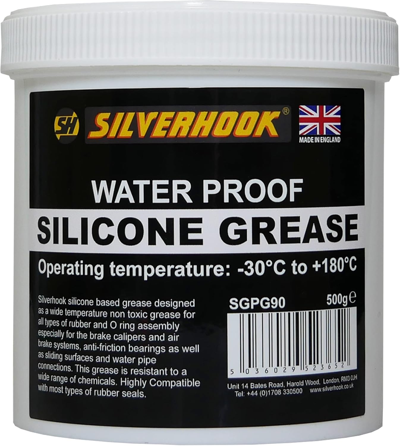 SILVERHOOK Silicone Grease Tub 500g