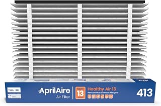 AprilAire 413 Replacement Filter for AprilAire Whole House Air Purifiers - MERV 13, Healthy Home Allergy, 16x25x4 Air Filter (Pack of 1)