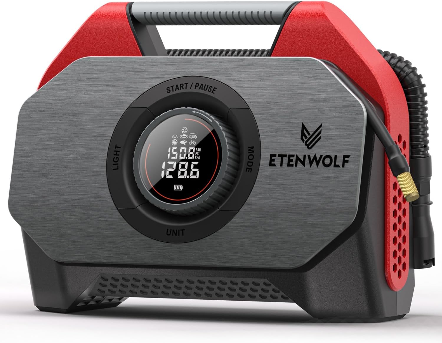 ETENWOLF S6SE Tire Inflator Portable Air Compressor, Cordless Air Pump