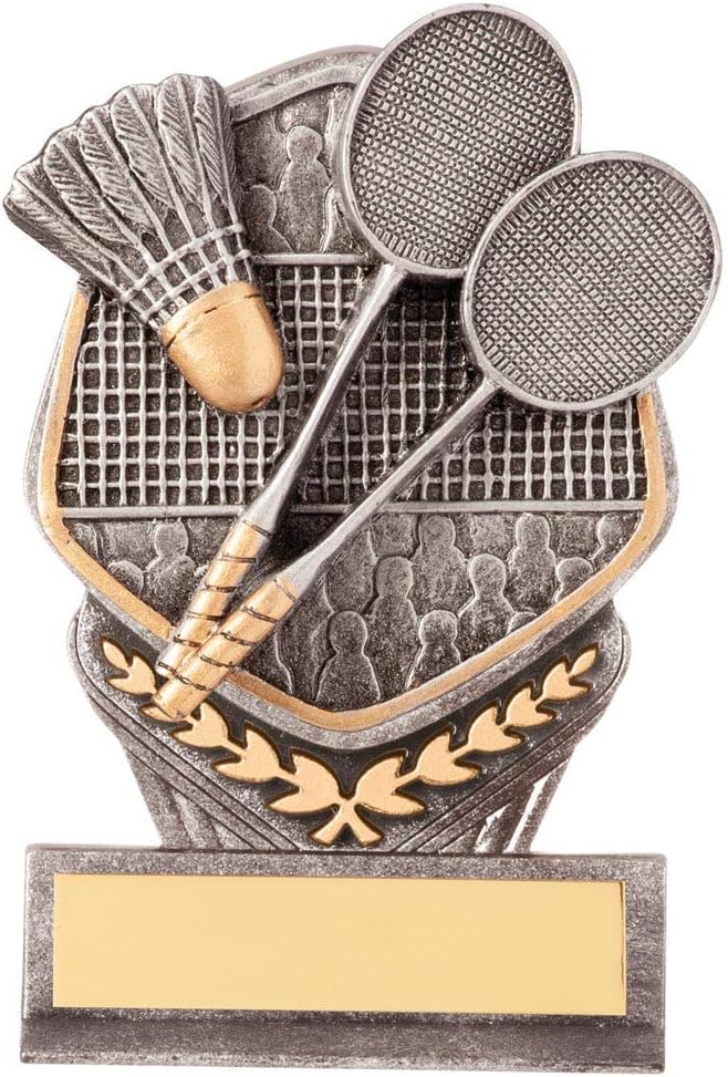Falcon badminton Trophy - Free Engraving - 105mm D-60x16