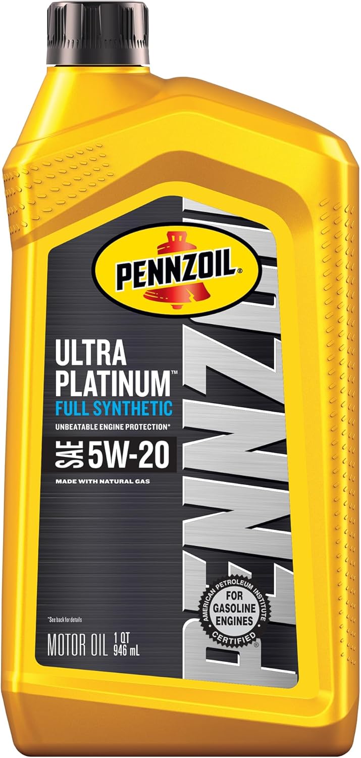 Pennzoil Ultra Platinum Full Synthetic 5W-20 Motor Oil, 1 Quart