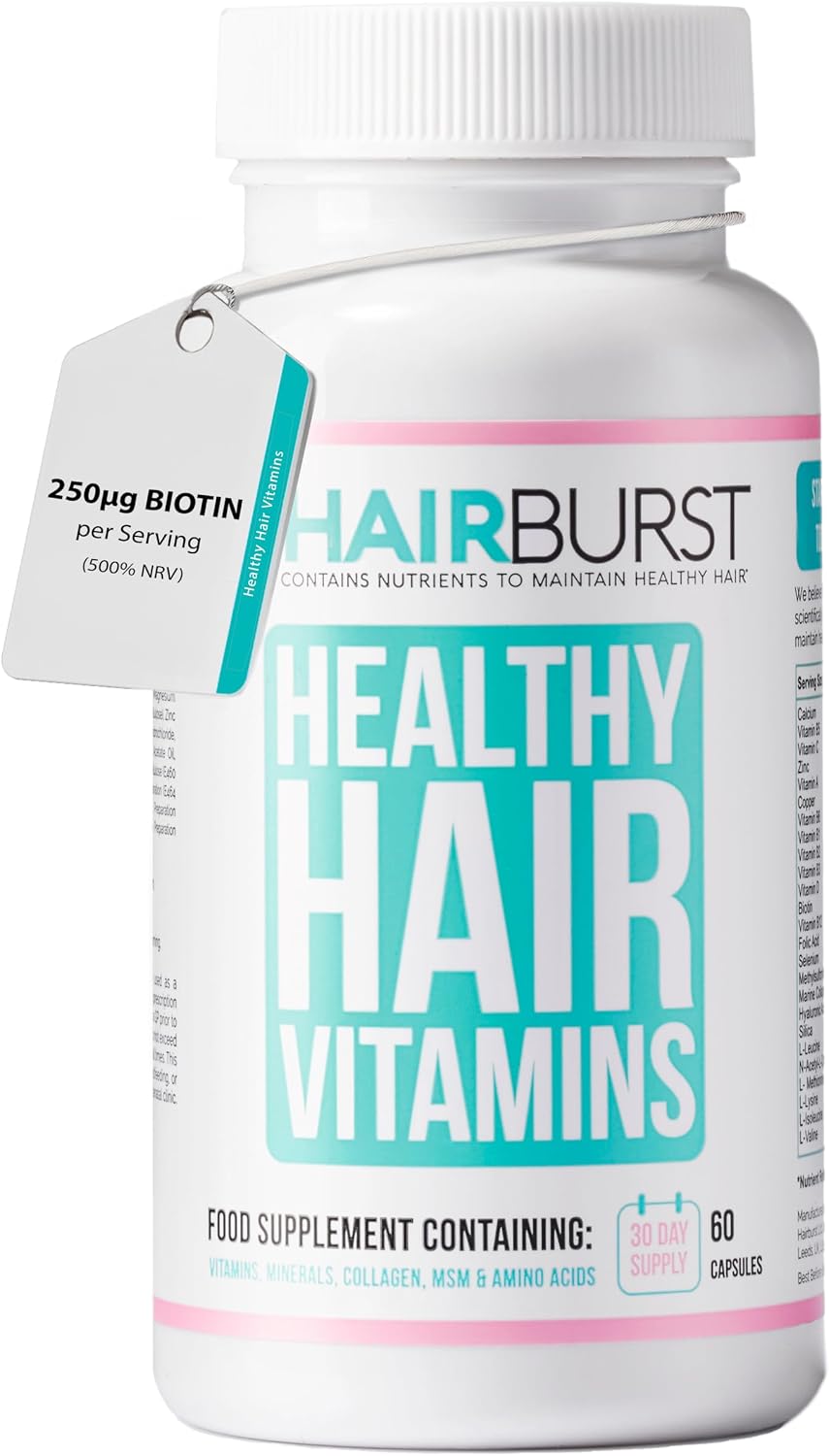 HAIR BURST Hair Growth Biotin Vitamins - 23 Supplements - 30 Day Supply | Hair supplement with zinc, selenium & biotin - supports thicker, stronger, healthier hair growth & overall health