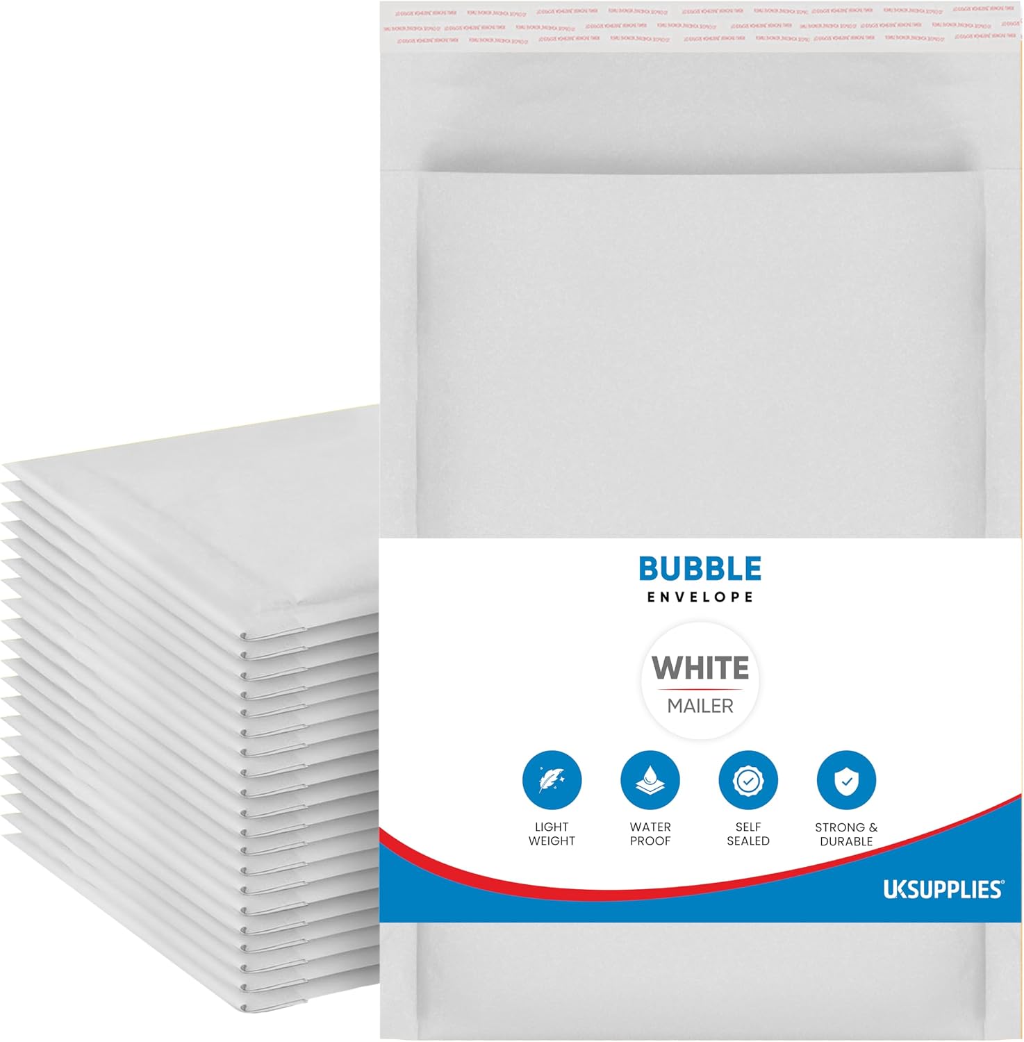 UK SUPPLIES LIMITED Padded White Bubble Envelopes (Pick Size & Qty) Peal & Seal Packaging Bags Bubble Mailers Postal Wrap Envelopes Parcel Mailers Ideal for Mailing Goods A3(300mm x 445mm) Pack of 20