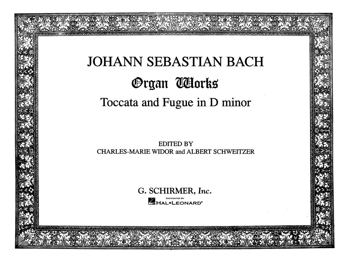 Toccata And Fugue In D Minor Organ