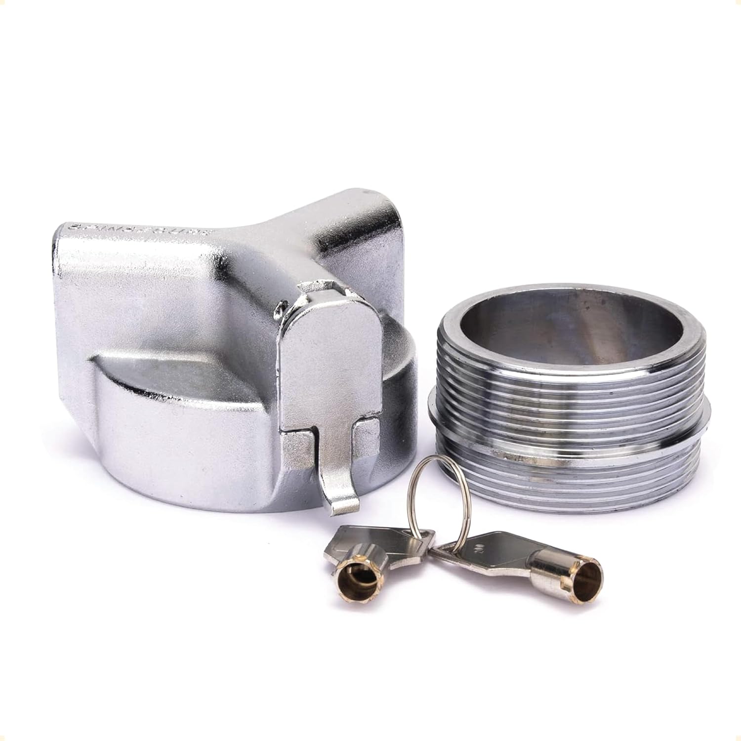 The Flow Security Systems VersaLock | Vented Locking Fuel Tank Cap | For Transfer & Above Ground Commercial Tanks | Prevents Theft & Secures Fuel Tanks | FSS 754 | Includes Adapter | 1CT