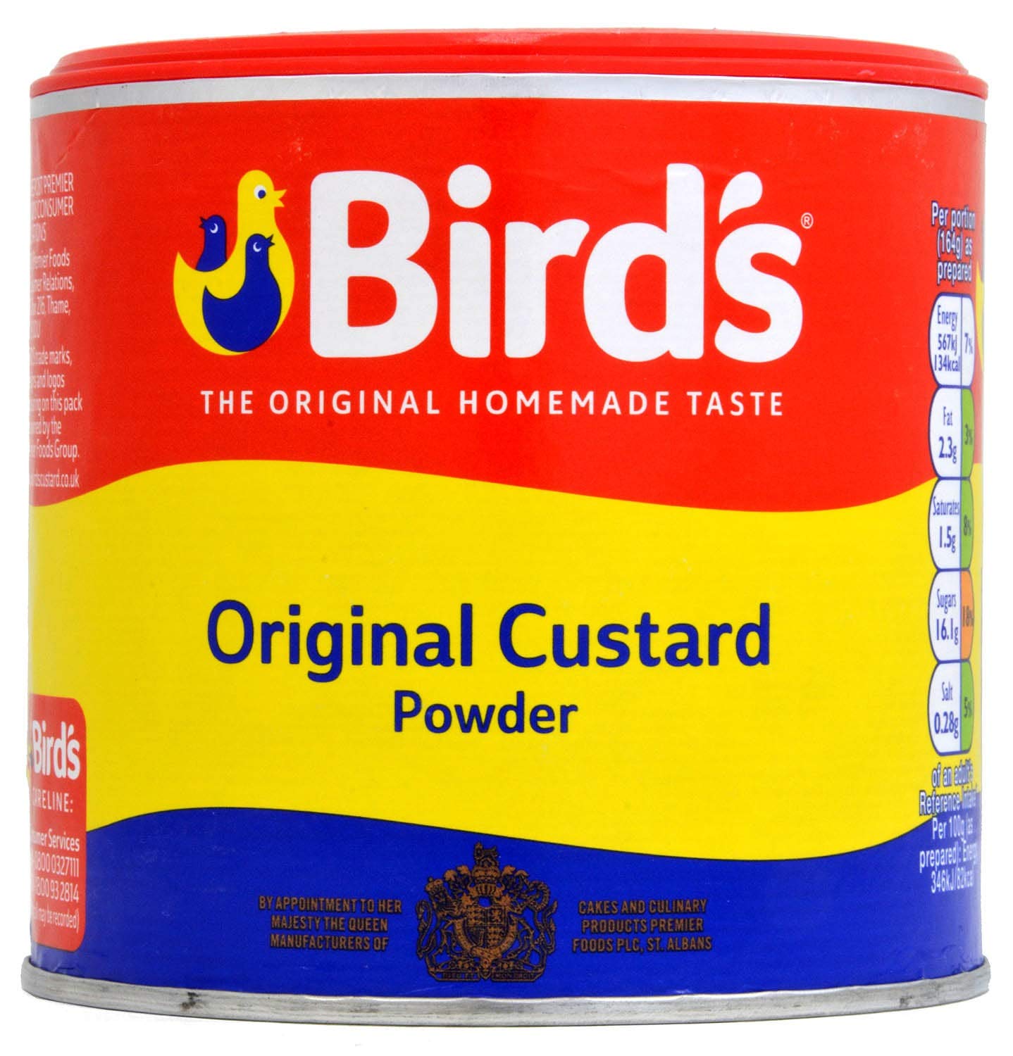 Bird's Original Instant Custard Powder 240g – Classic British Dessert Mix, Just Add Water, Creamy & Delicious (Pack of 1)
