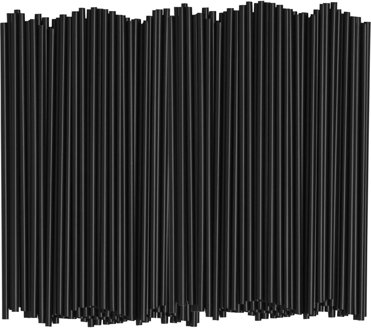 Comfy Package [2000 Count] 5 Inch Coffee Stirrers, Cocktail Straws - Disposable Plastic Sip Stir Sticks - Black