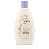 Aveeno Baby Calming Comfort Bath & Wash with Relaxing Lavender & Vanilla Scents & Natural Oat Extract, Hypoallergenic & Tear-Free Formula, Paraben-, Phthalate- & Soap-Free, 8 fl. Oz