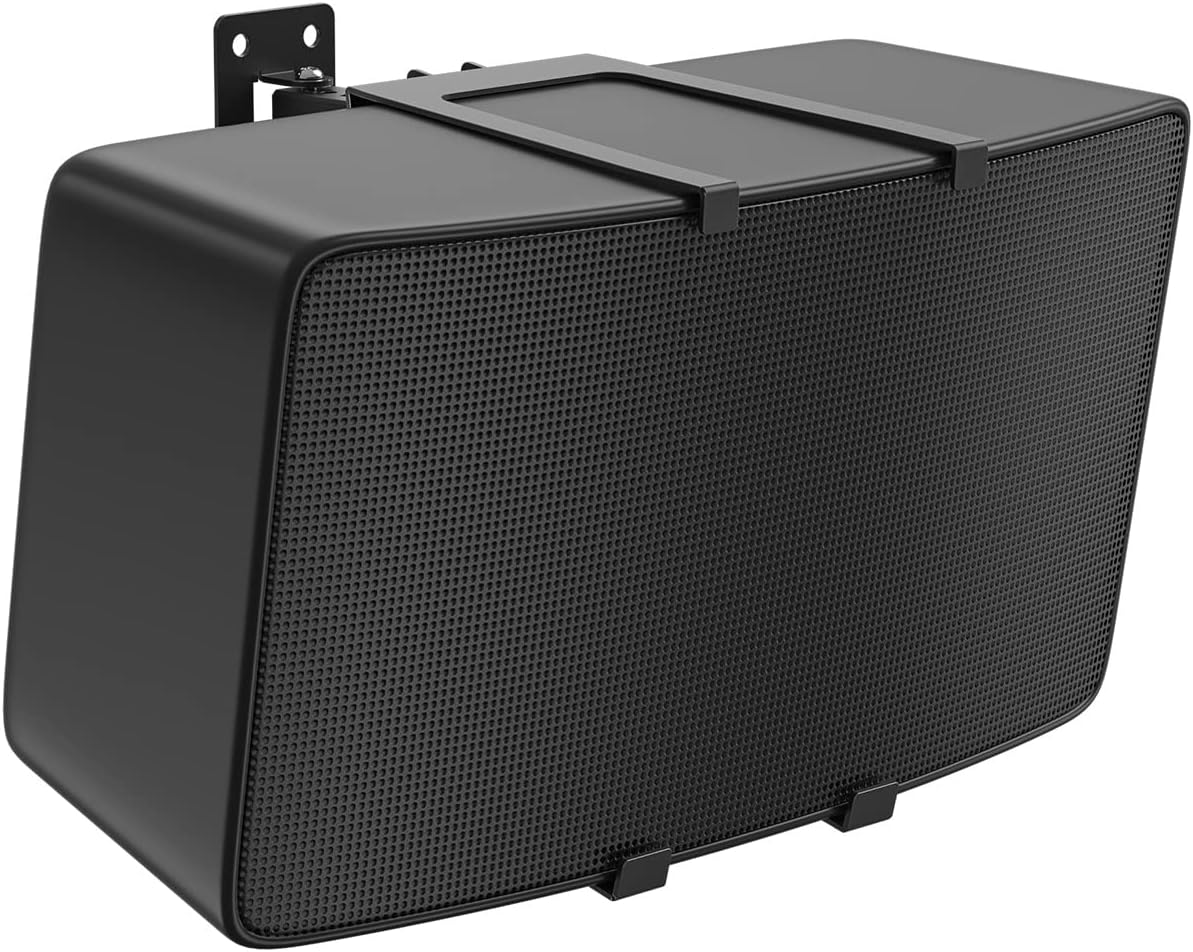 notiela Speaker Wall Mount for Sonos Five & Play 5 Gen 2 Speaker Mount, Tilt & Swivel Adjustable Wall Bracket for Sonos Play:5 and Sonos Five Wall Mount, Black