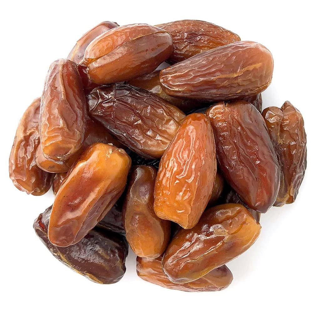 Tunisian Pitted Dates, Deglet Noor (24 oz Jar) โ All-Natural, No Added Sugar, Dried Fruit for Snacking and Baking