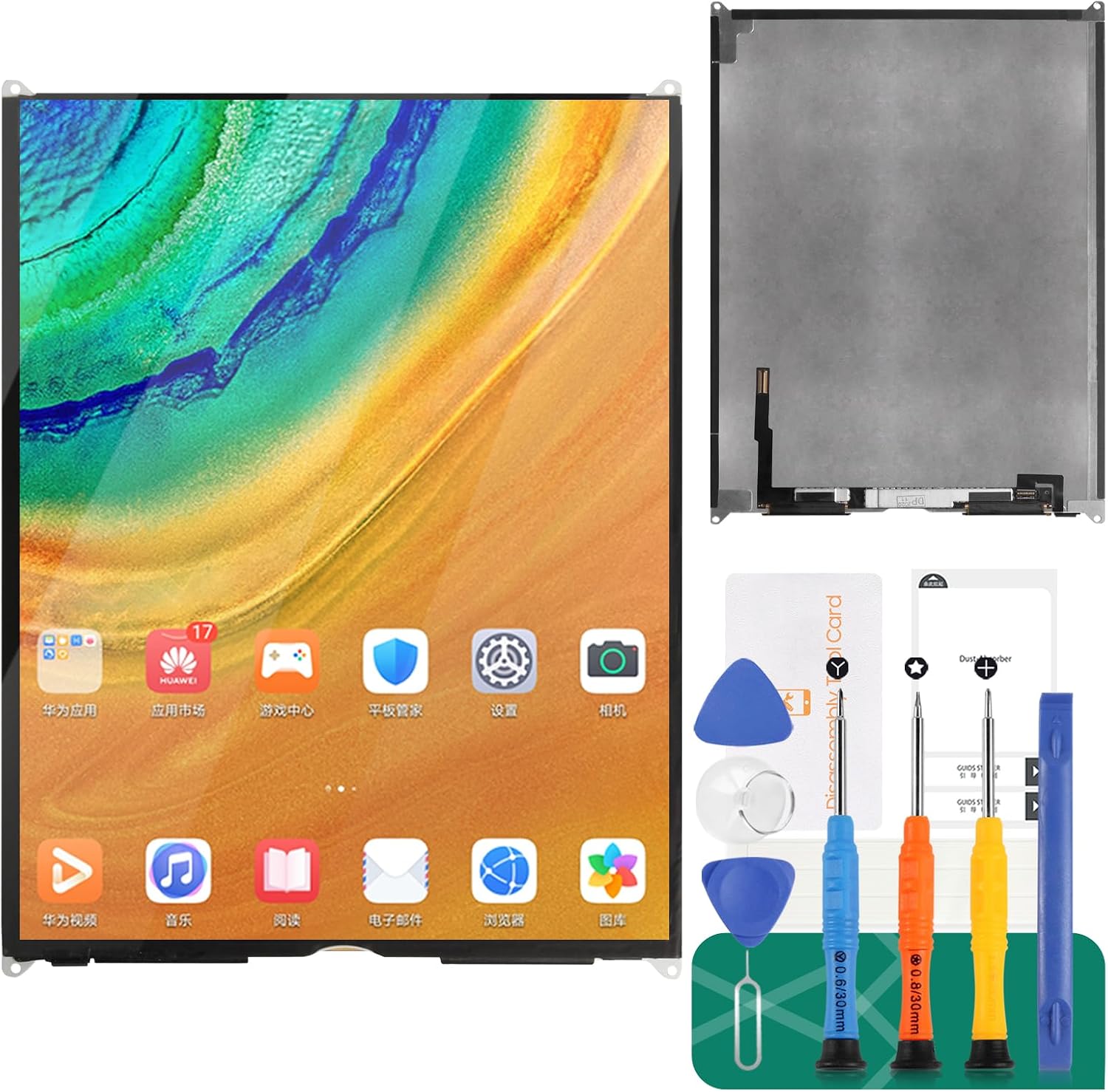 for iPad 9 (2021) 10.2’’ Screen Replacement for iPad 9 (9th Generation) LCD Display A2602 A2603 A2604 A2605 Screen Replacment with Repair Kits(Black, Not Include Digitizer)