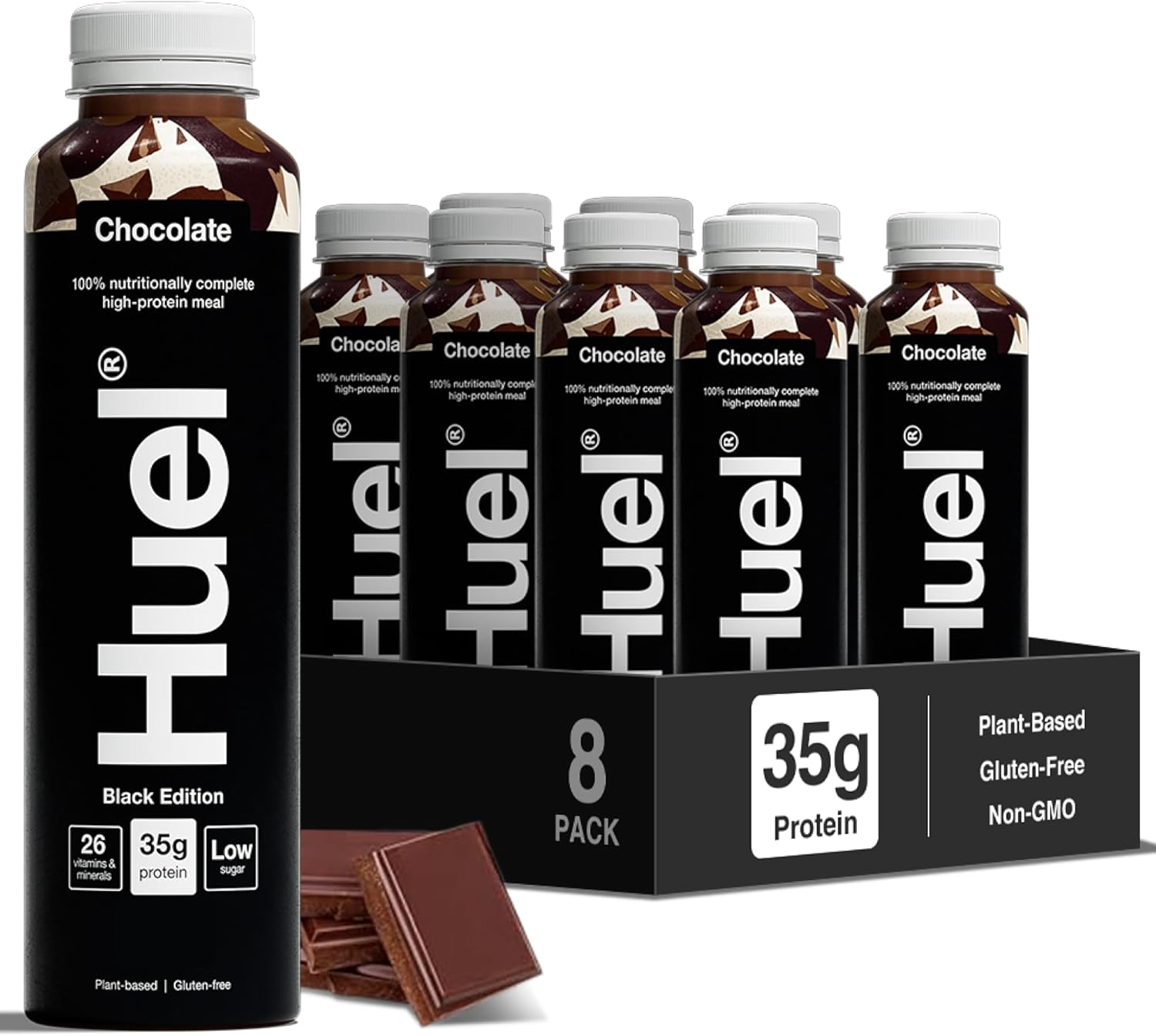 Huel Black Edition RTD | 8x500ml 35g Protein | Chocolate