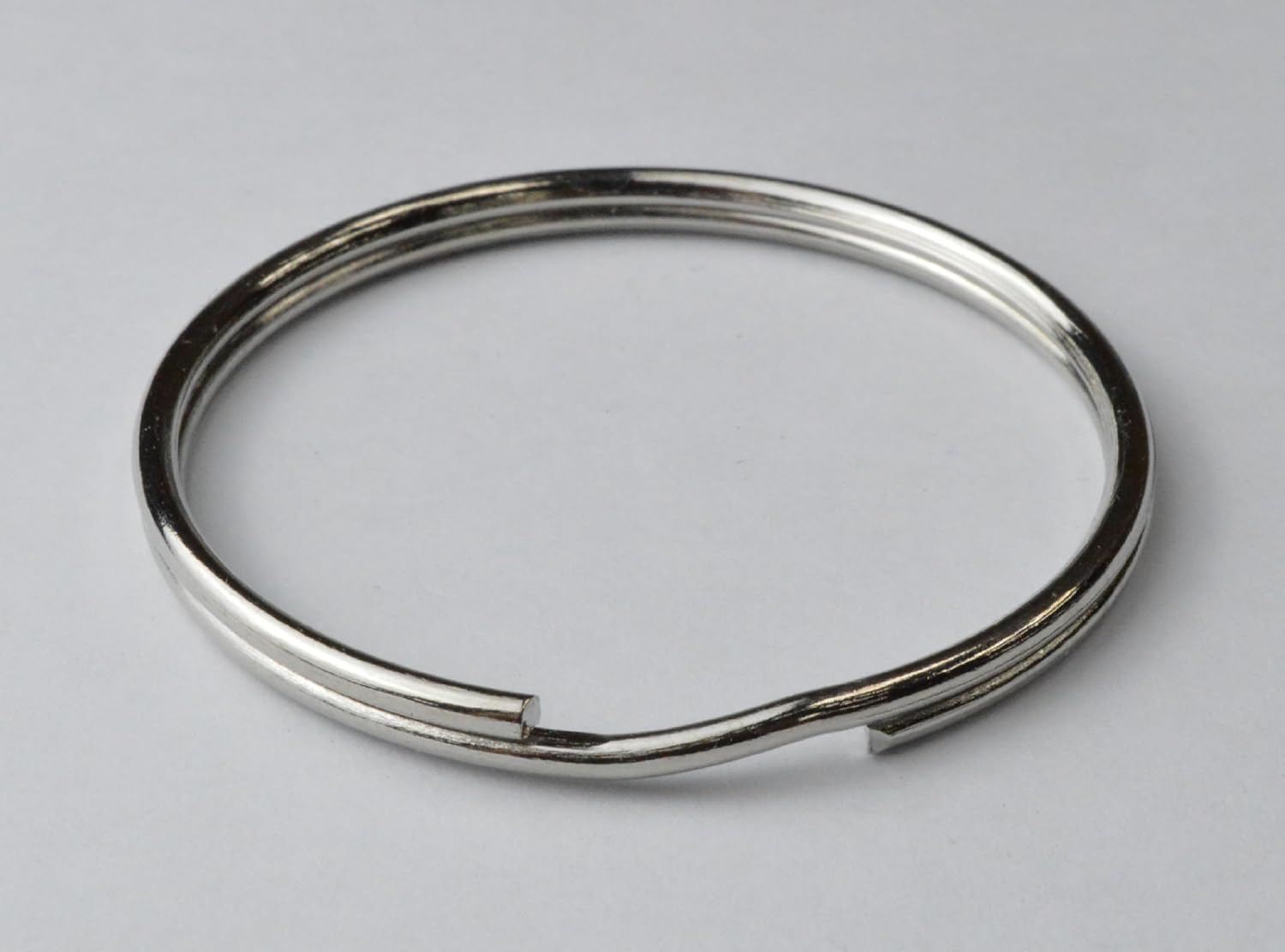 2 X Size (1.97''/50mm) Metal Large Jailer Jump Split Key Rings Loop Hoop Round Key Ring Organiser Car Home Keys Organization Arts & Crafts Lanyards (2)