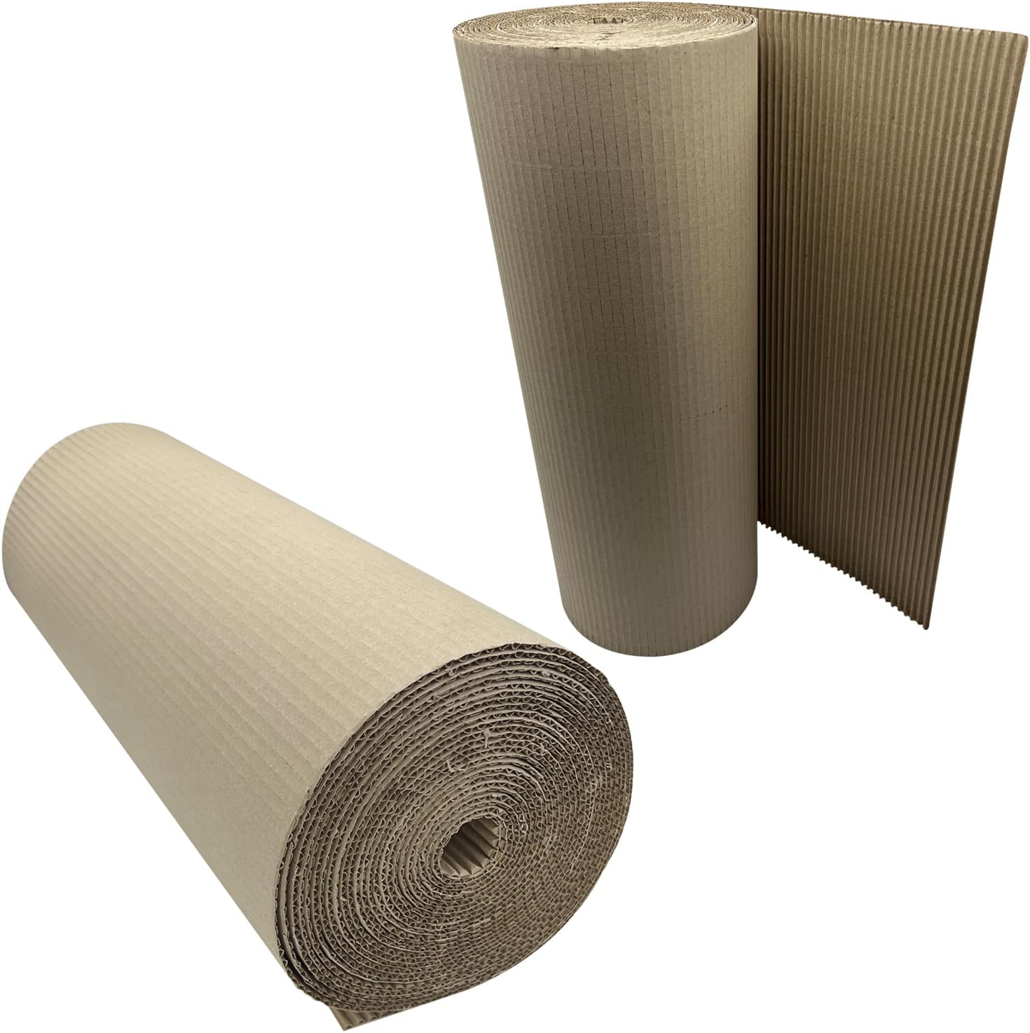 600mm x 10m Corrugated Cardboard Paper Roll - 10 Metres