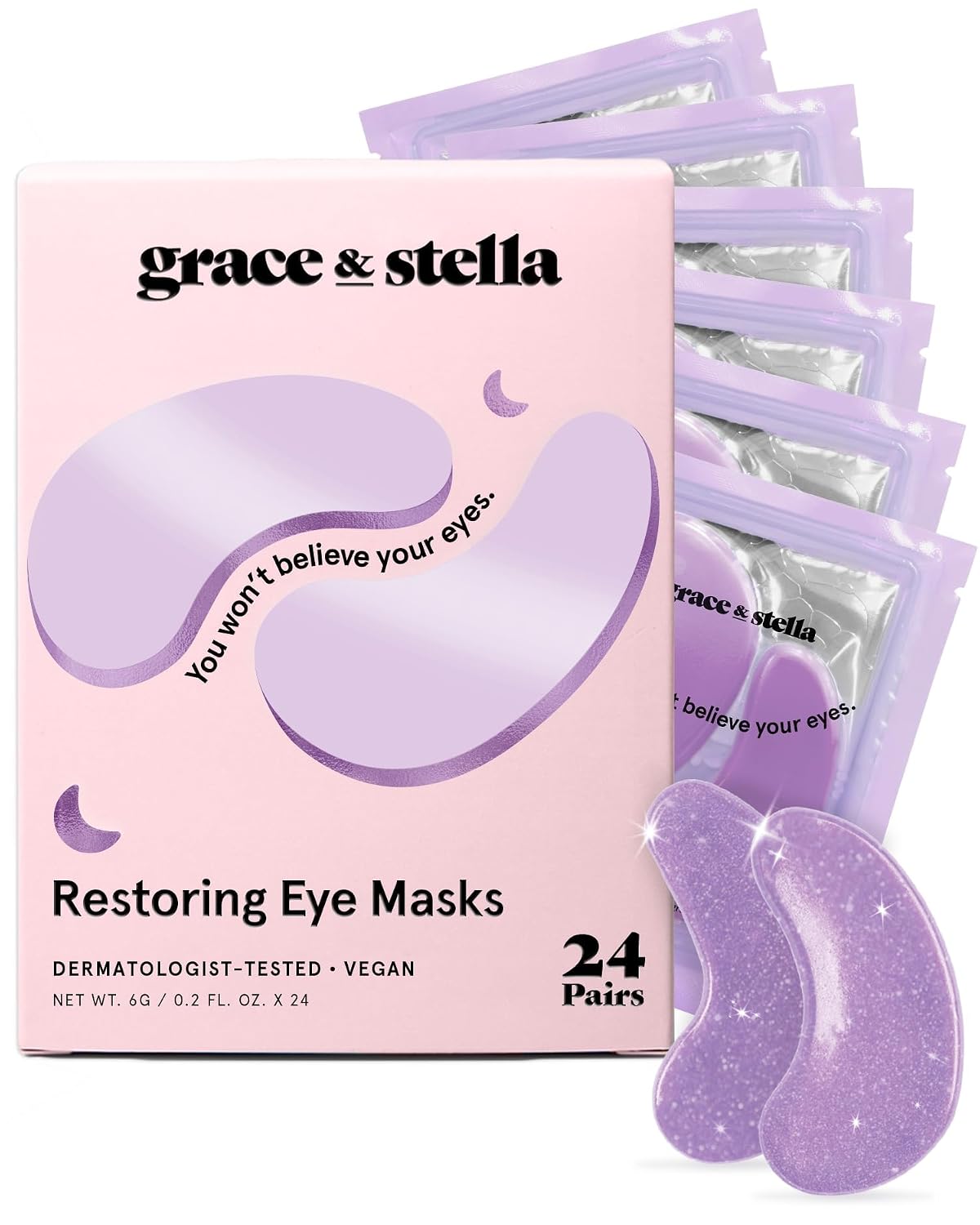 grace & stella Retinol Under Eye Patches for Puffy Eyes