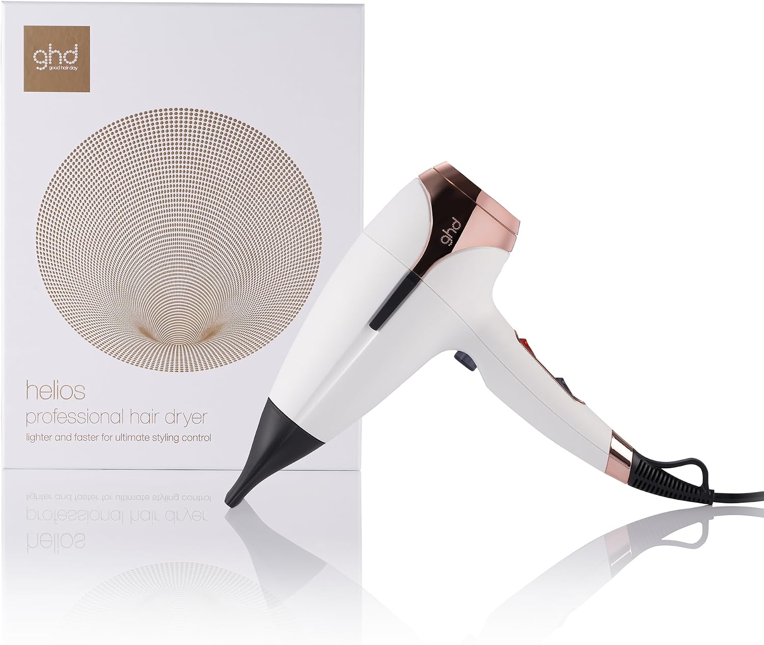ghd Helios Hair Dryer, More Shine, Lightweight, Ultimate Styling Control