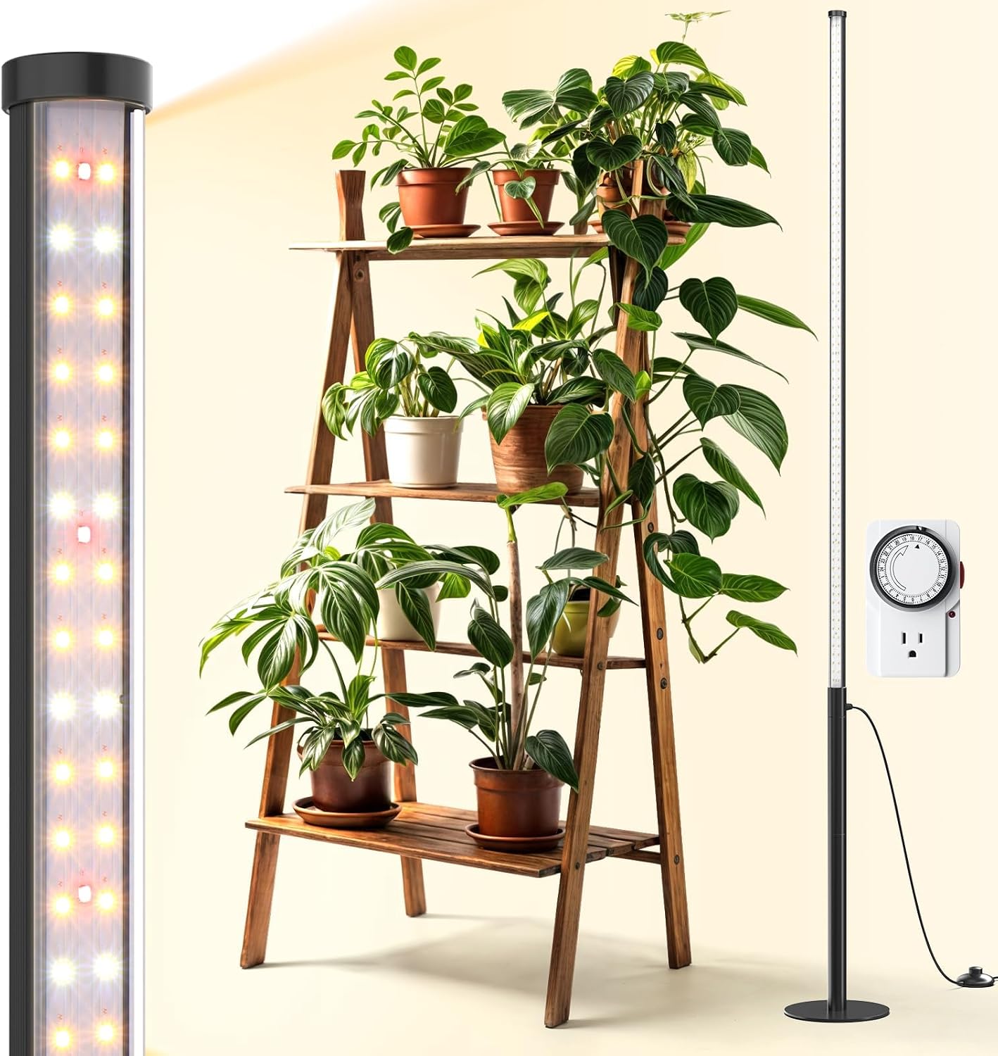 Barrina T10 Pro Vertical Grow Light, 42W, Full Spectrum, 4FT to 5.6FT