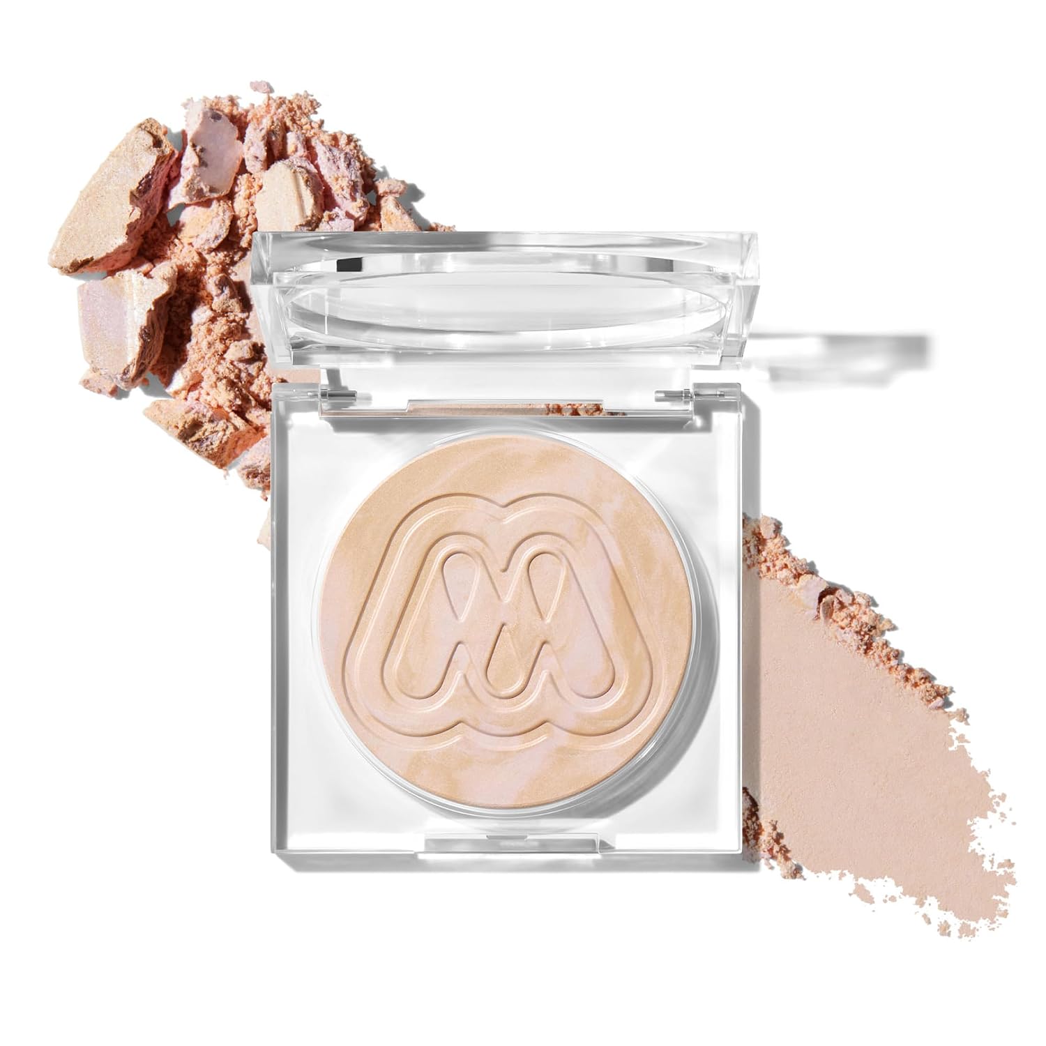 Morphe Cloudlight Soft Glow Veil Finishing Powder - Sheer, Weightless Pressed Face Powder with Light-Reflecting Glow - Makeup Setting Formula for Radiant, Complexion Finish - Dawn (0.28 oz)