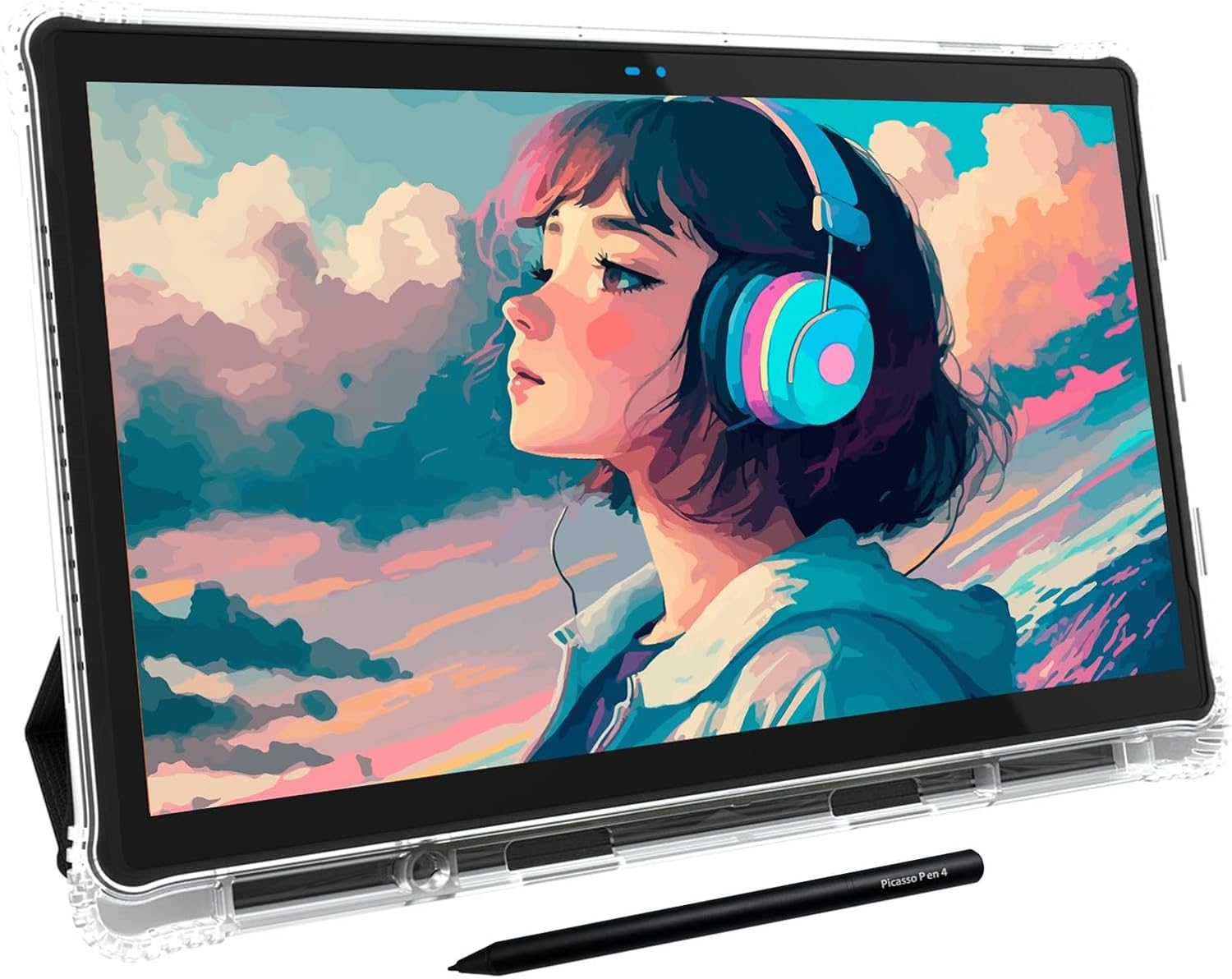 PicassoTab-X14 Standalone Drawing Tablet • No Computer Needed • Largest 14" Laminated Screen • Pro Drawing Apps & Tutorials • 4096 Pressure Stylus • Portable Digital Graphic Tablet for Artists -X14 | 6 Bonus Items, PRO apps, Paper-Like Laminated FHD Screen, 4096 Level Pen, Octa-core, 6GB+128GB, Made for PRO Graphics Artists
