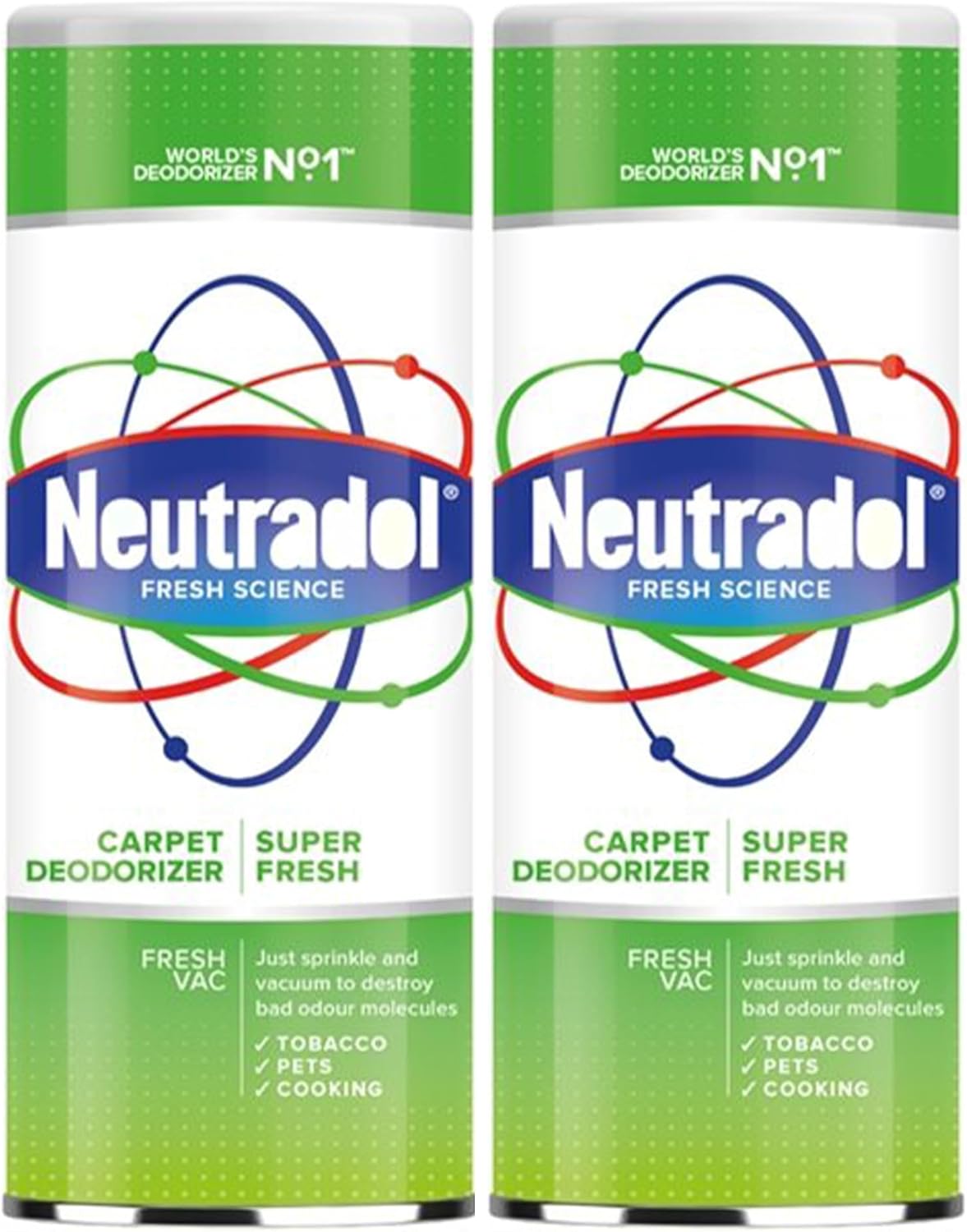 Neutradol Super Fresh Carpet Deodorizer 350g x 3 Pack | Odour Eliminator Powder for Carpets Rugs & Upholstery | Neutralises Smells Pet Odours & Musty Scents | Gives Long Lasting Fragrance