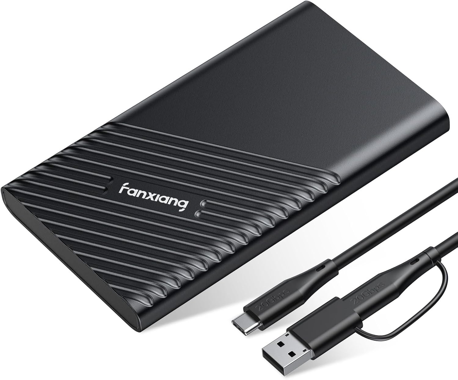fanxiang 2TB Portable SSD, Up to 2000MB/s, USB-C USB 3.2 Gen SSD External Drive, External Solid State Drives 2TB for Laptop,PC Desktops,Xbox,Windows, Mac OS, Android -PS2000W