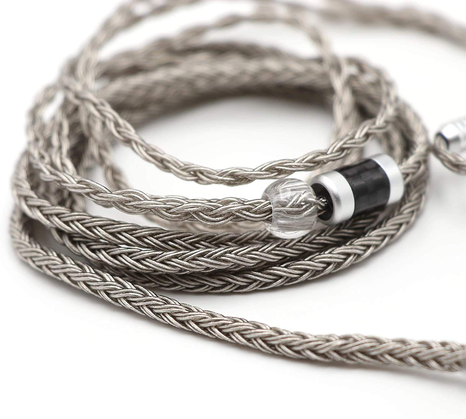 Linsoul Tripowin Zonie IEM Cable, 16 Core Silver Plated Earphone Upgraded Cords, 1.25m SPC in Ear Monitor Cable for 7hz Zero:2 Orchestra Lite Cadenza Hype4 Supermix4(2pin 0.78mm, 3.5mm)