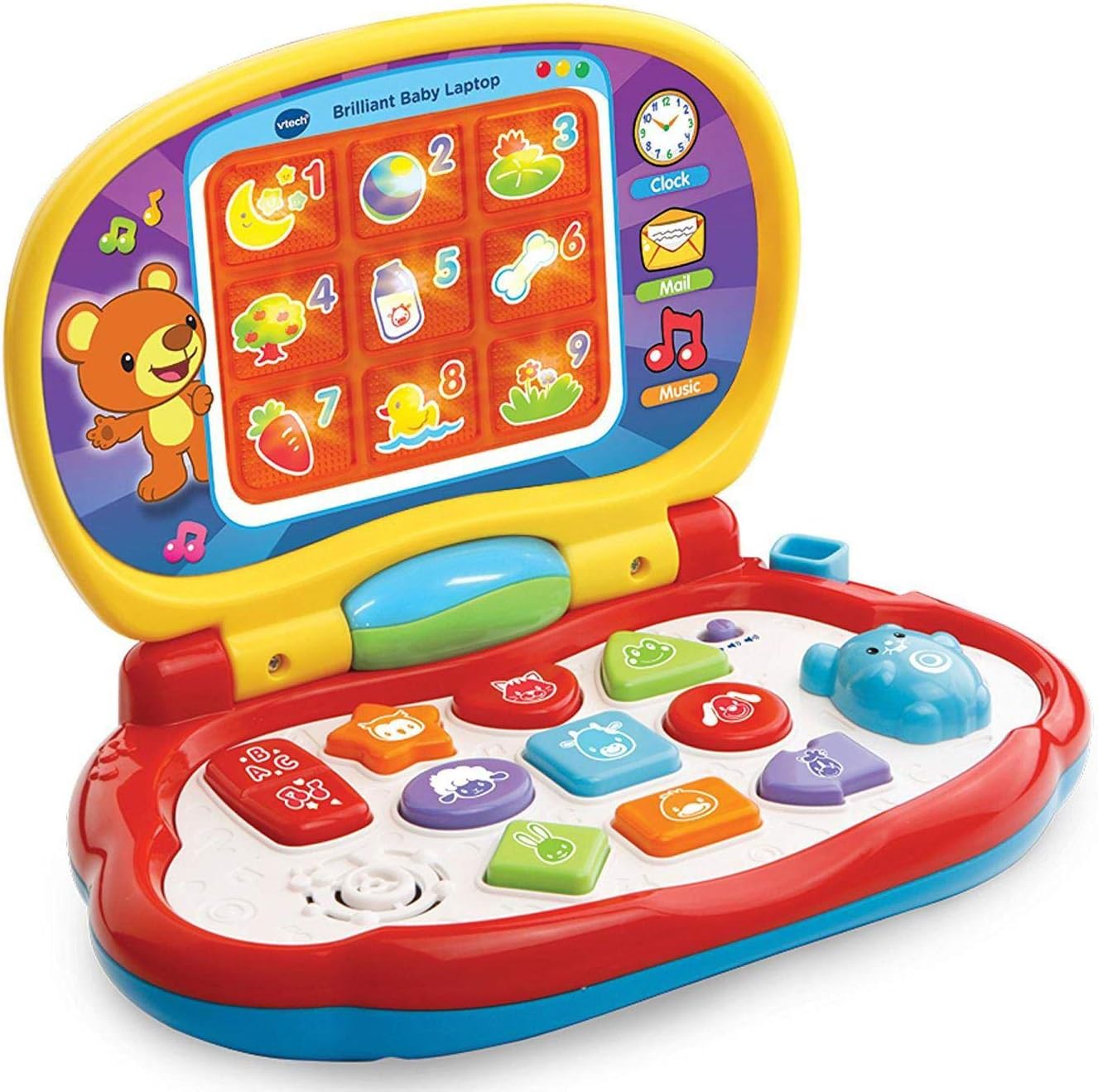 VTech Baby Laptop Toy, Multicolor, 28 x 5.3 x 22 cm