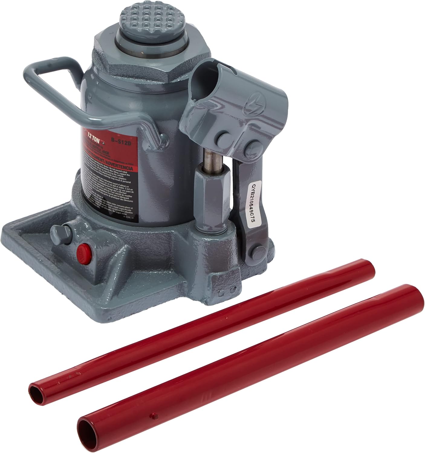 Pro-Lift B-S12D Hydraulic Bottle Jack, 12 Ton Capacity