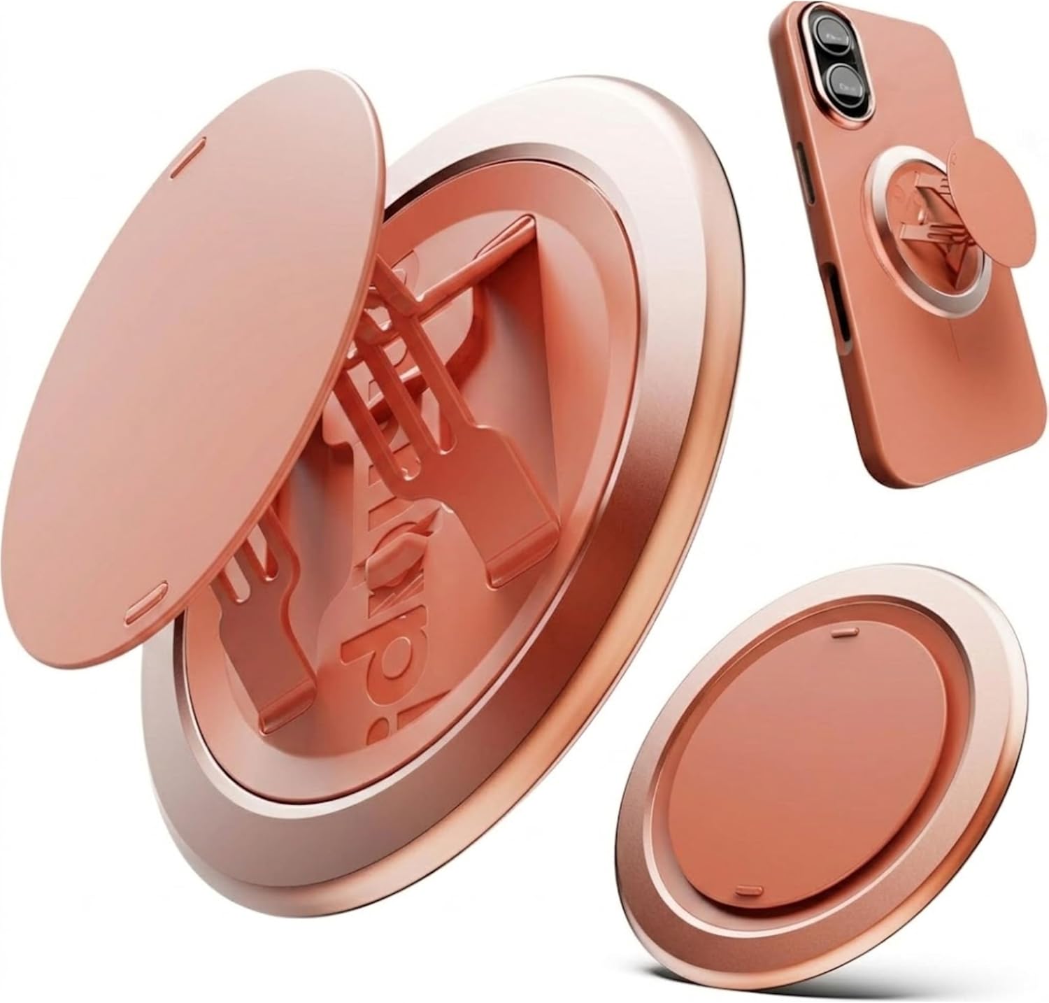 OhSnap Gen 5 Phone Grip for MagSafe, Magnetic Ring Holder & Kickstand Stand