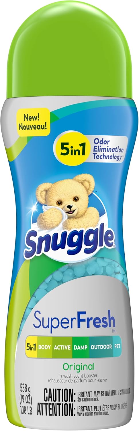 Snuggle In-Wash Scent Booster Laundry Beads, SuperFresh Original, 19 Ounces