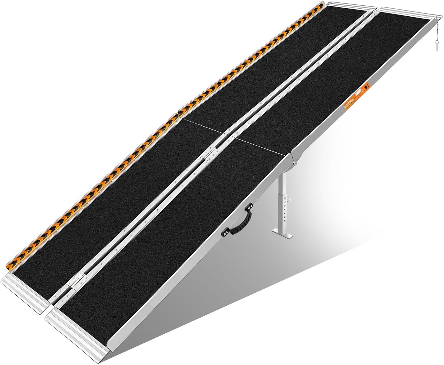 10FT Wheelchair Ramp 120''Lx31.3''W FACHNUO TOOL Non-Skid Aluminum Ramp with Handle Handicap Ramps Portable Mobility Scooter Ramps for Home, Steps, Stairs, Entry, Threshold, Doorways, Vans