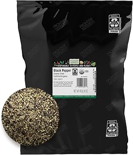 Frontier Co-op Organic Fair Trade Black Pepper (Coarse Grind) 1lb