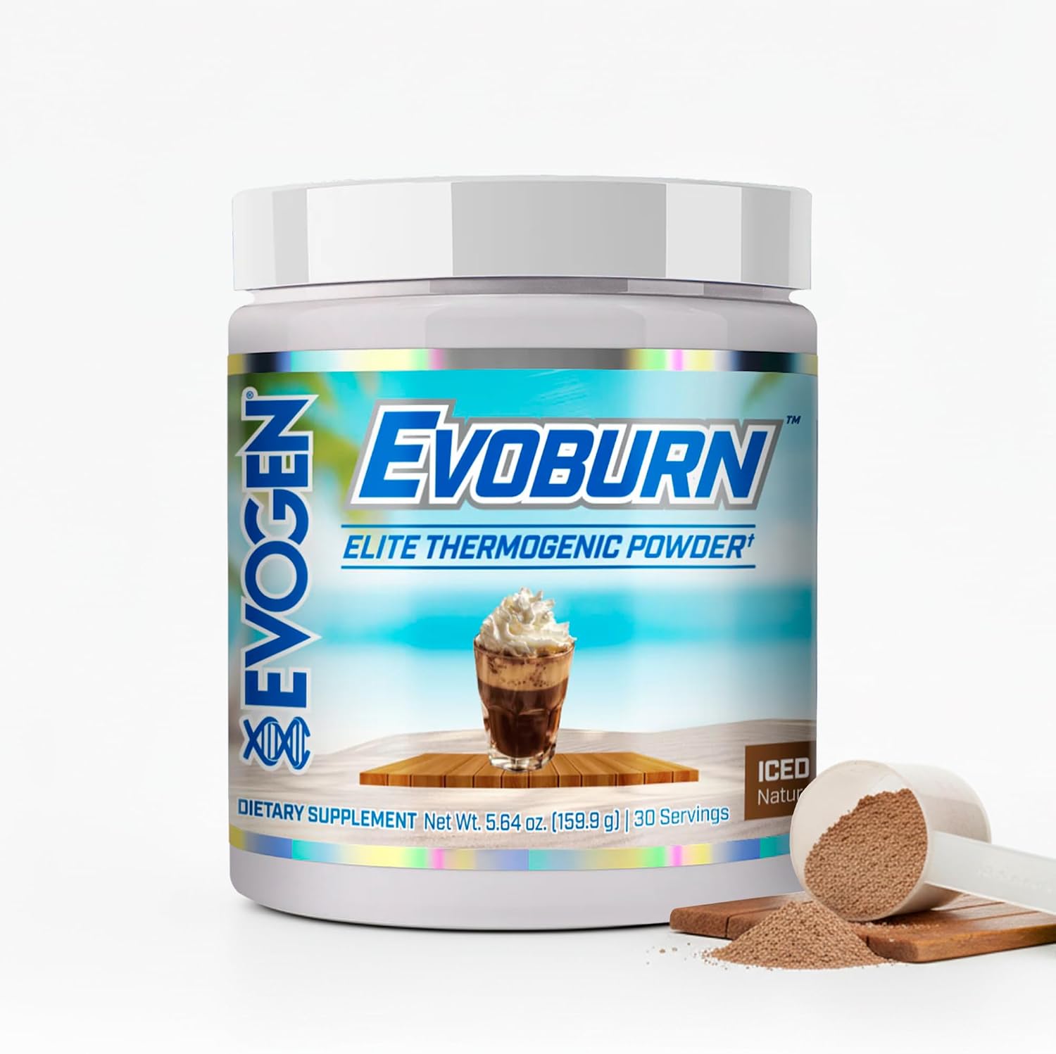 Evogen Evoburn Thermogenic | Iced Mocha Coffee | 30 Servings