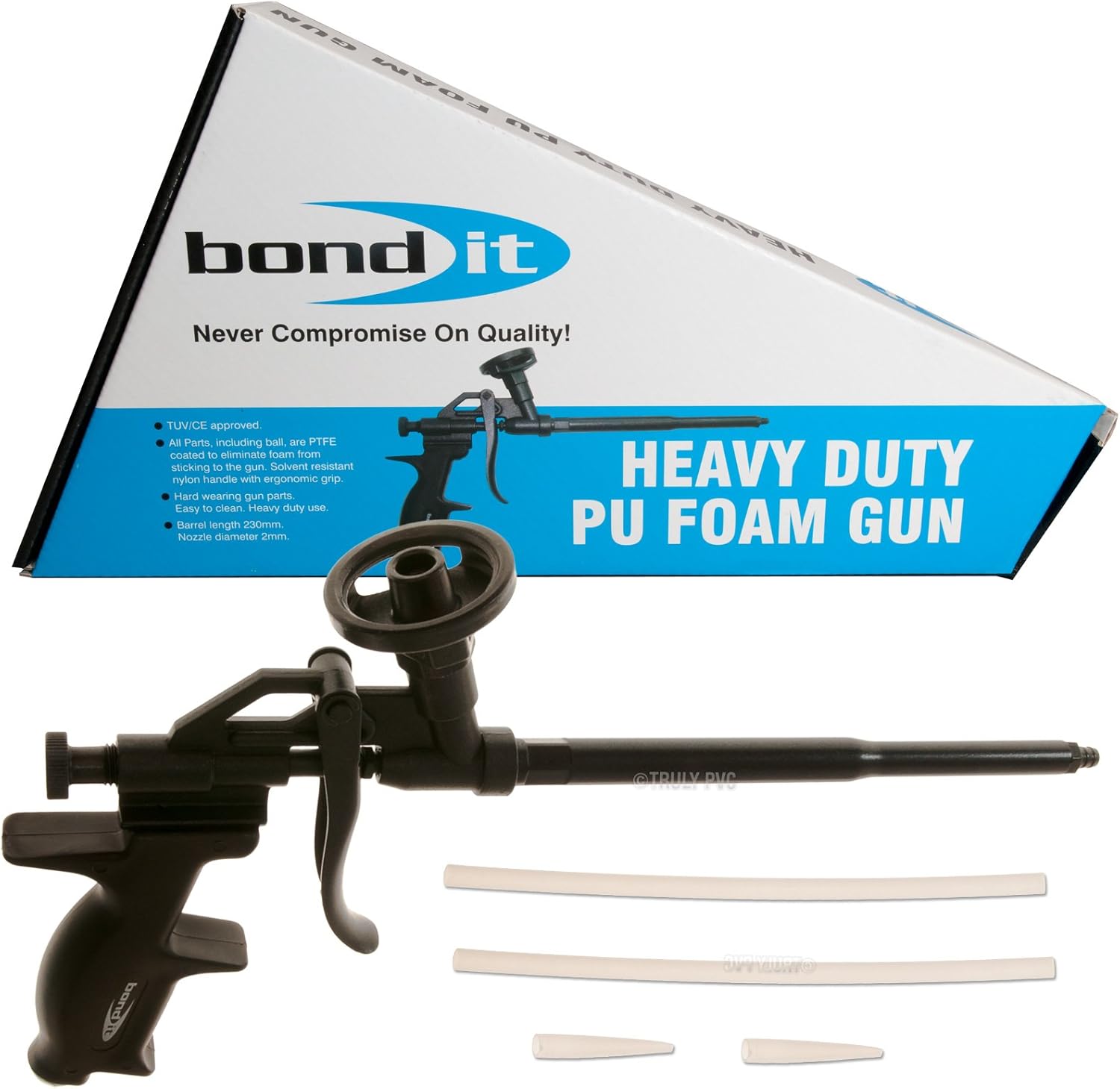 Bond It Heavy Duty Professional Foam Gun, Black