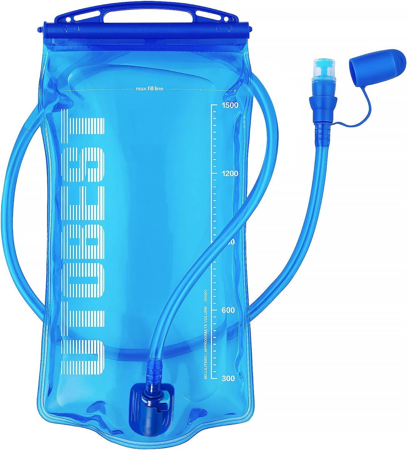 UTOBEST Hydration Bladder, Water Bladder 1L 1.5L 2L 3L, Water Bag BPA Free, Leak Proof Water Reservoir for Running Cycling Hiking Camping, UTR201