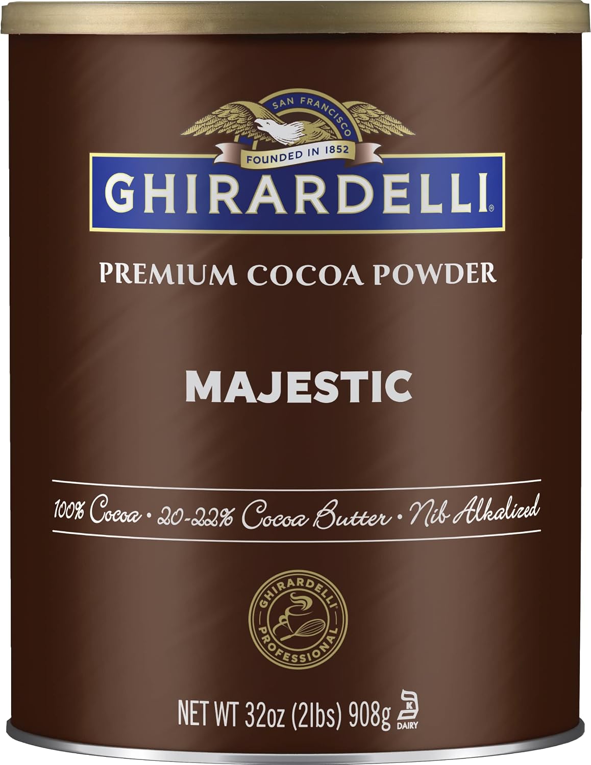 Ghirardelli Majestic Premium Cocoa Powder, 32 oz