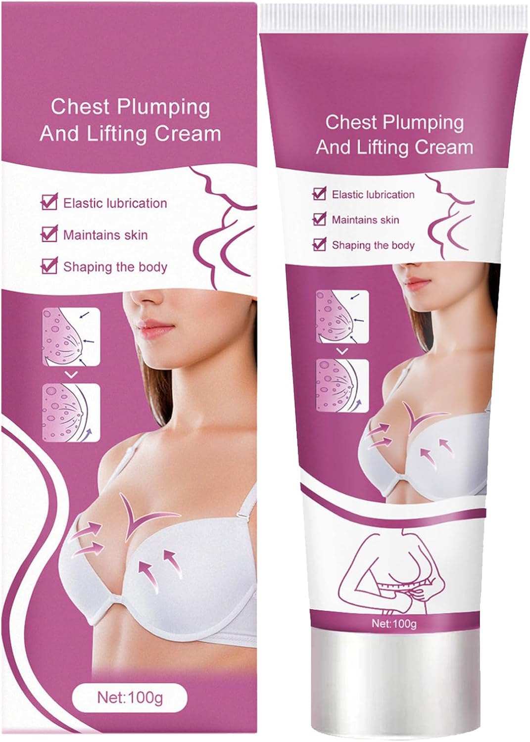 KOAHDE Breast Massage Firming Cream,Breast Lifting Firming Enhance Massage Enhancement Cream,100G
