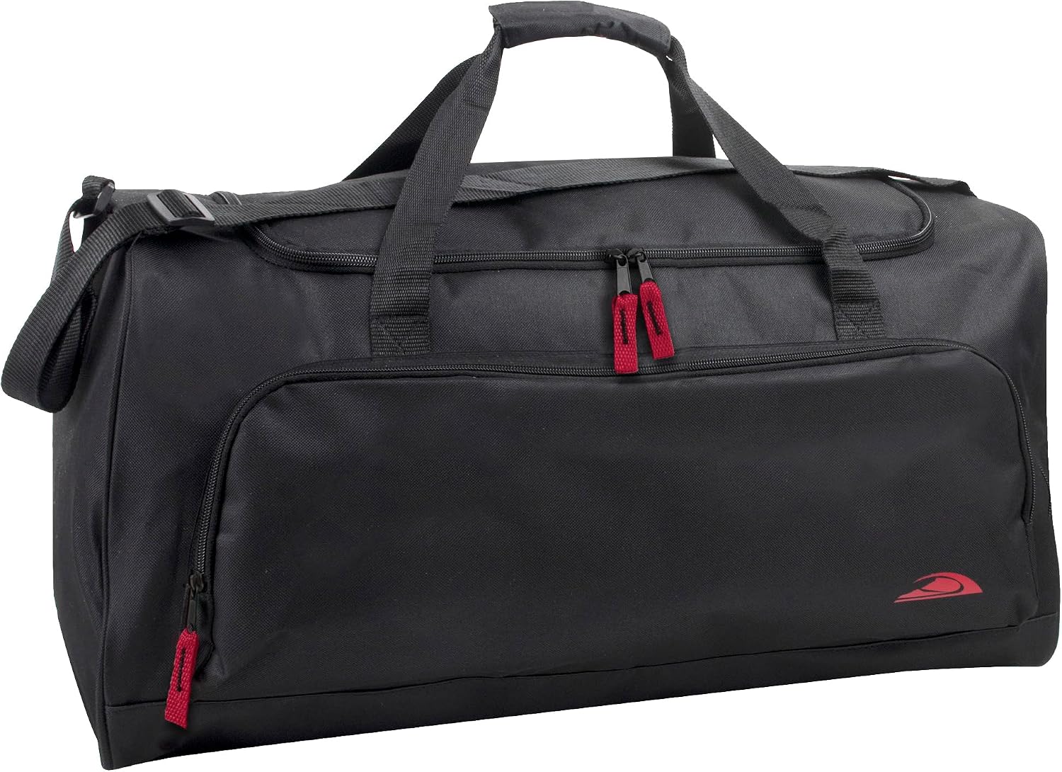 Trail maker 55 Liter, 24 Inch Lightweight Canvas Duffle Bags for Men & Women For Traveling, the Gym, and as Sports Equipment Bag/Organizer (Black 2)