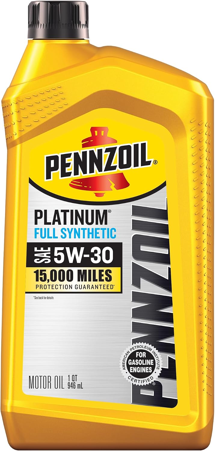 Pennzoil Platinum Full Synthetic 5W-30 Motor Oil, 1 Quart