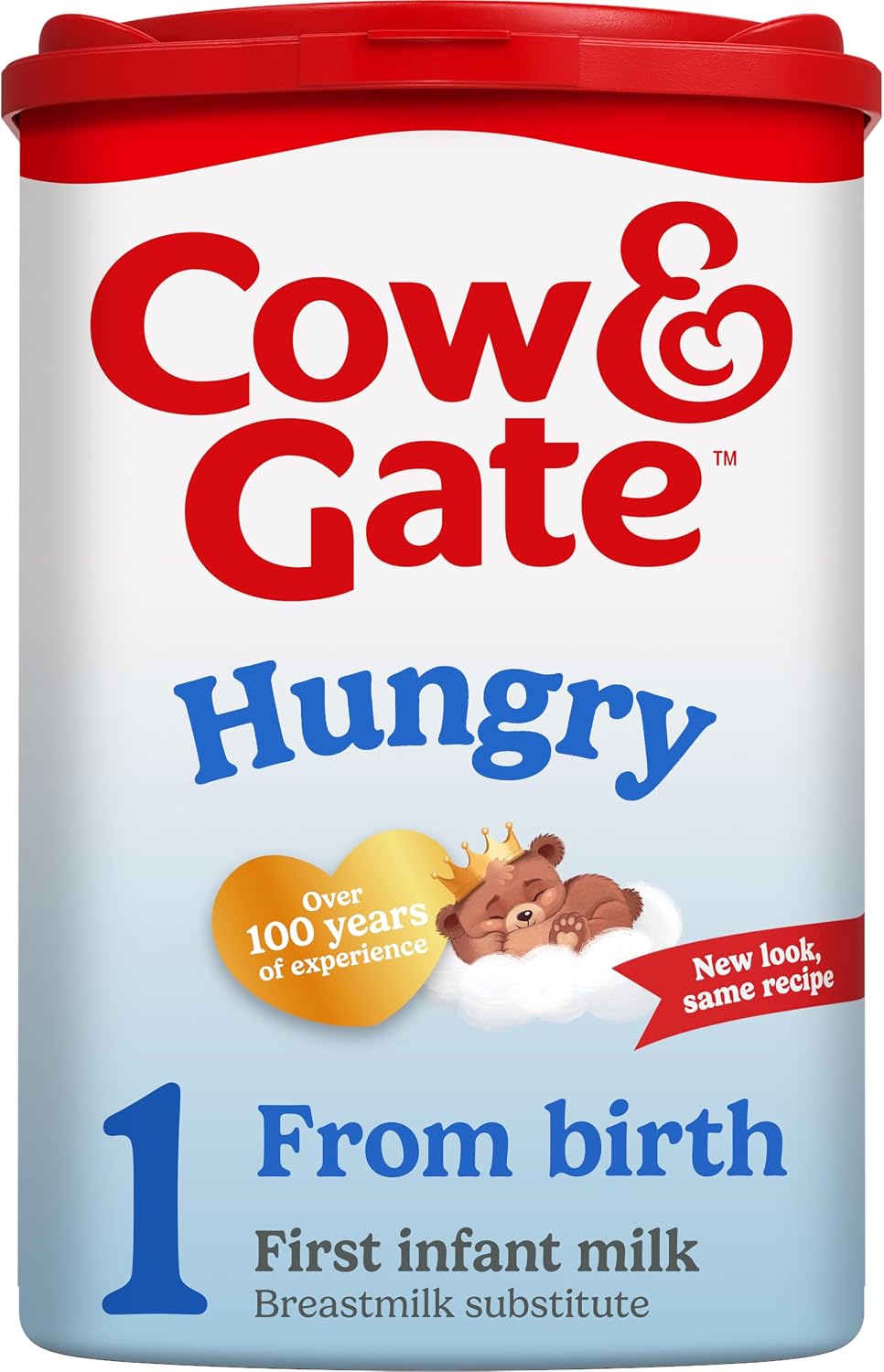 Cow & Gate Hungry Baby Milk Formula From Birth, 800g