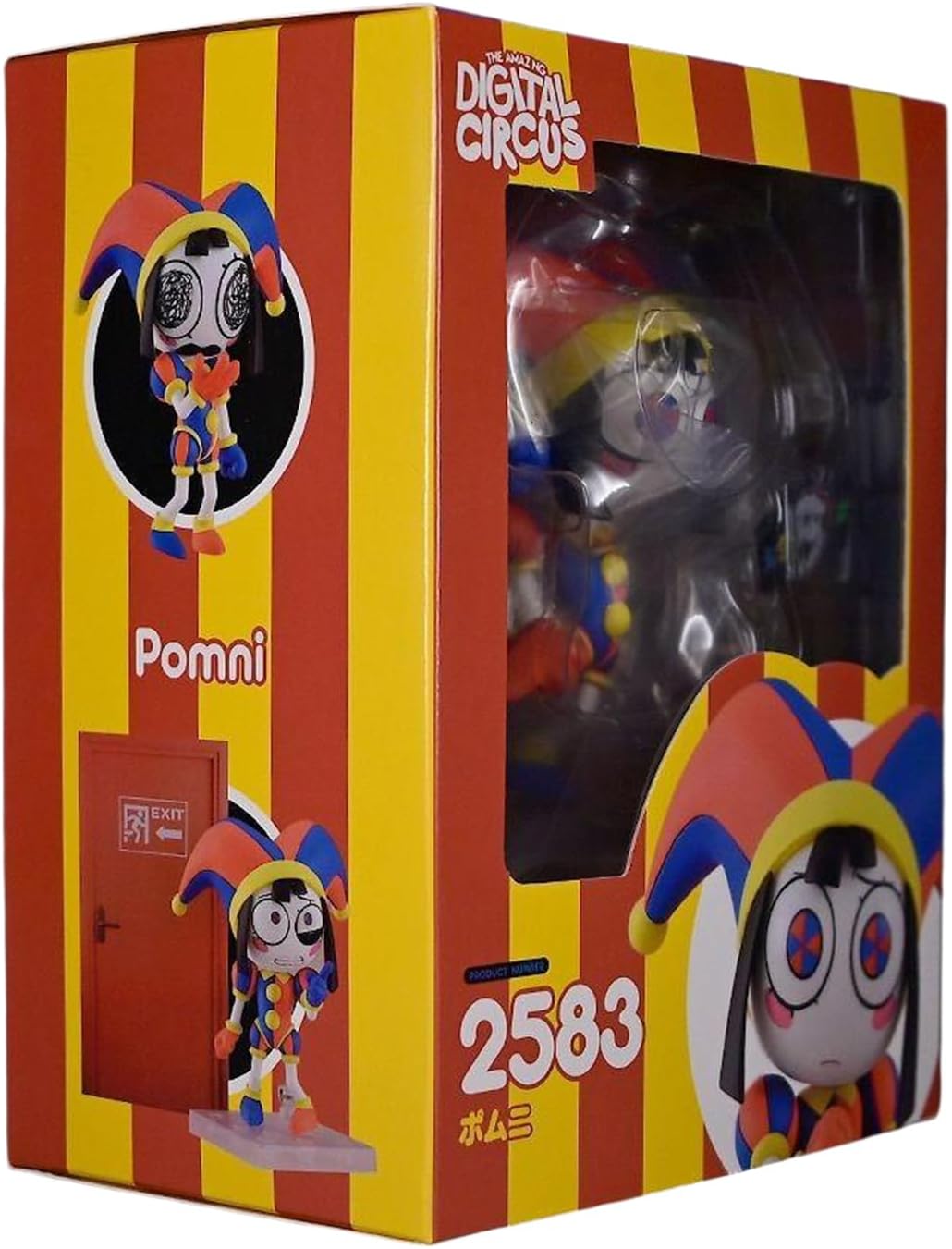 Amazing Circus Figures Circus Merch Pomni Jax Cute Cartoon Character Figures Collectible Desk Decor Gift for Fans