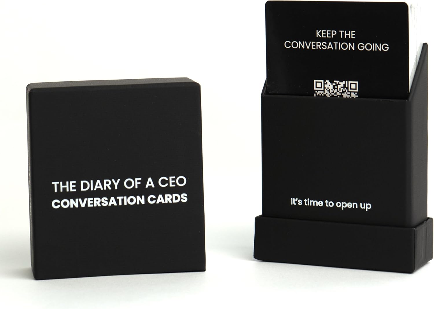 The Diary Of A CEO Conversation Cards by Steven Bartlett - 1st Edition - Scenario Cards, Ice Breakers, Family Conversation Starters, Question for Friends, Adults, and Group Games