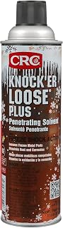 CRC Knock’er Loose Plus Penetrating Solvent 03027 – [Reddish] 11.5 WT. Oz., Industrial Grade Penetrating Solvent and Lubricant w/ Freeze Shock Action