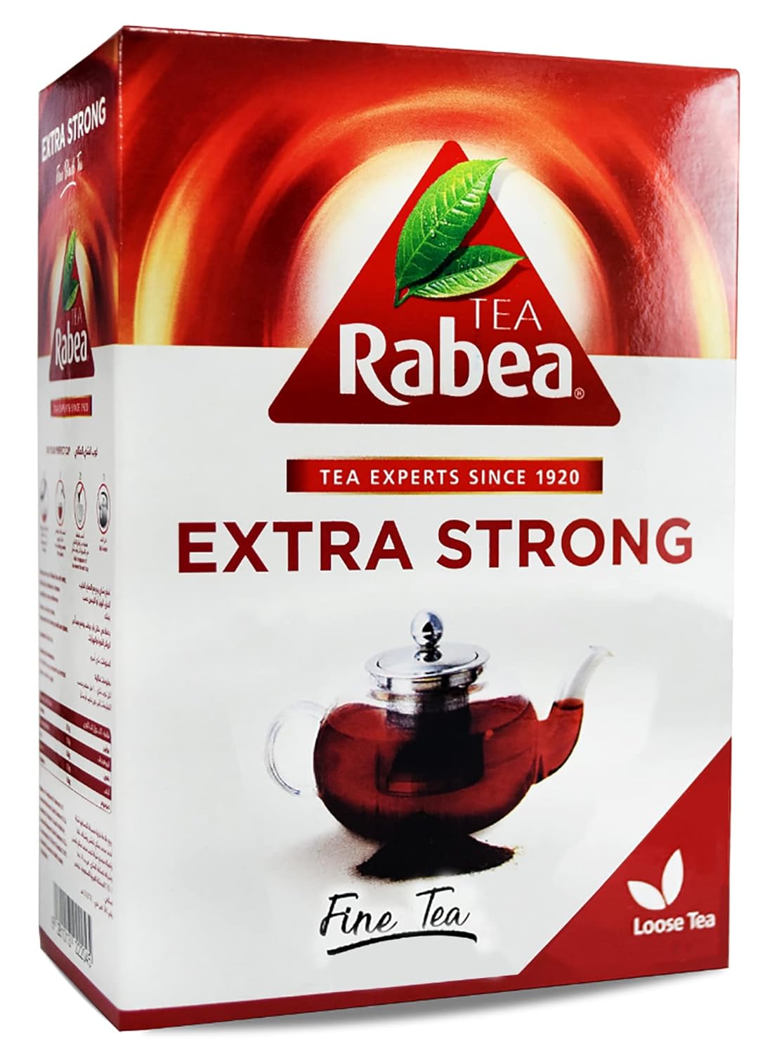RABEA Extra Strong Black Tea Pure Oriental Teas Natural Traditional Arabic Arabian Saudi Arabia Strong Rich Taste Breakfast (3.52 oz / 100 gm) شاى ربيع الأقوى ناعم