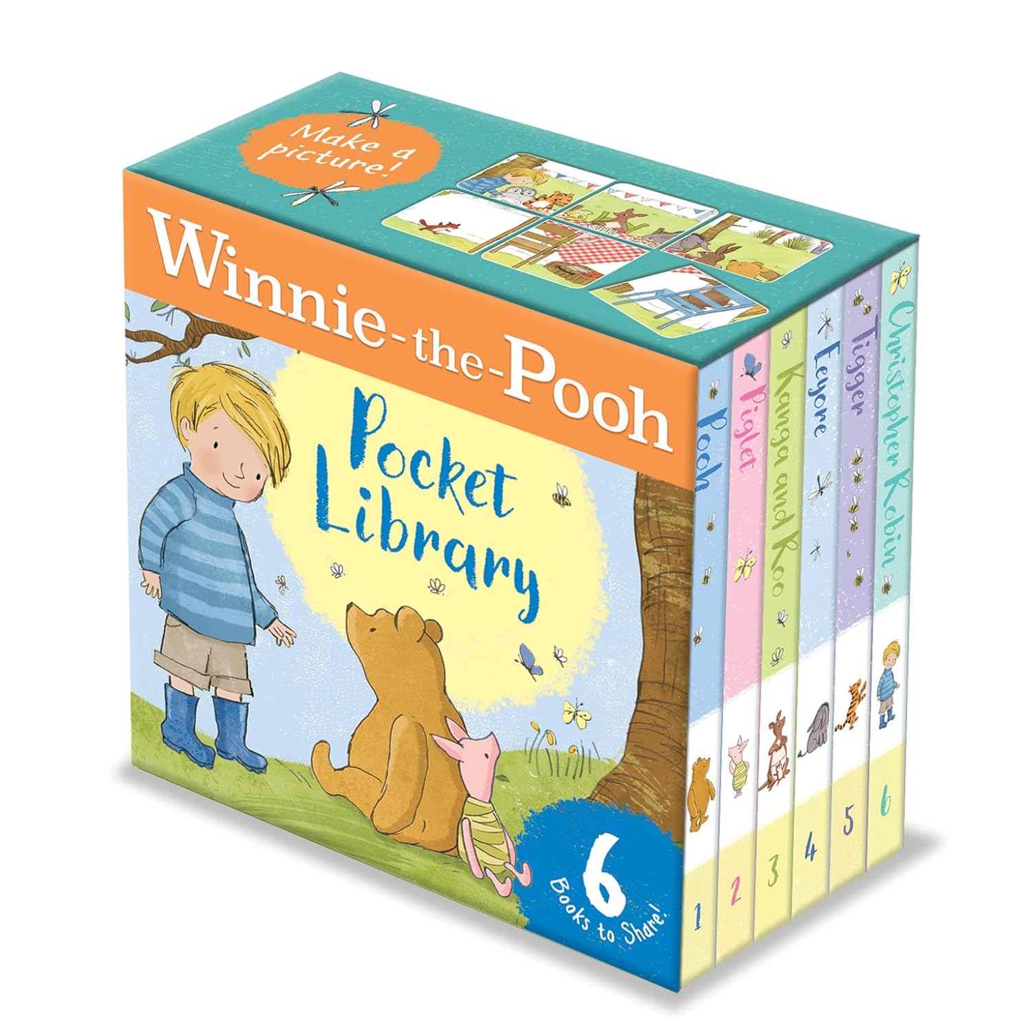 Winnie-the-Pooh Pocket Library: Pocket-Sized Books Perfect For Young Fans of Classic Pooh When Out And About