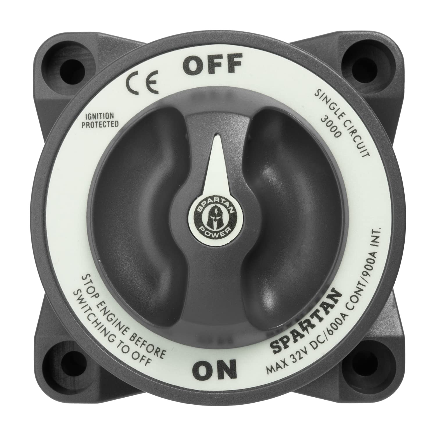 Spartan Power 600A Heavy Duty ON Off Battery Switch Single Circuit